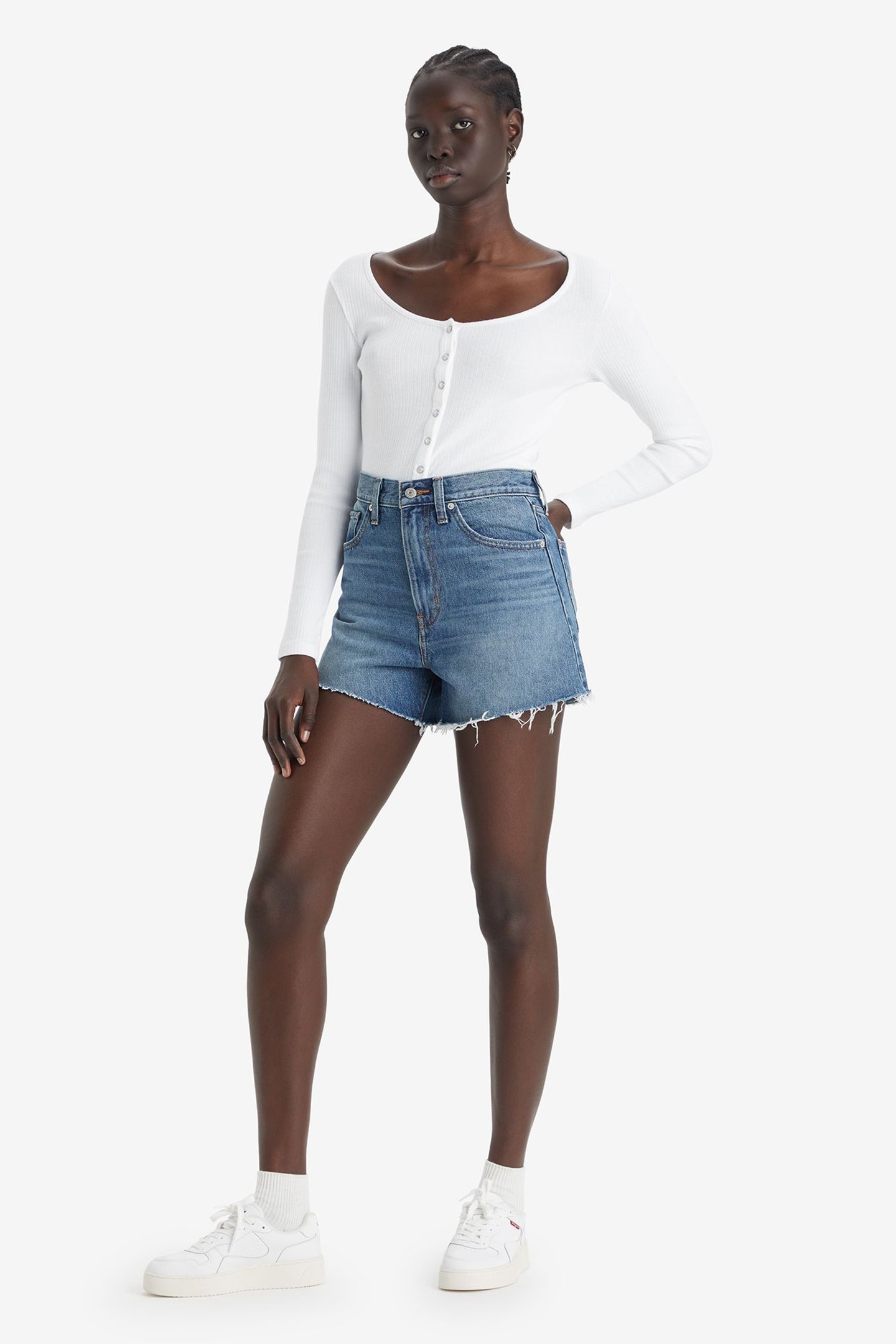 HIGH WAISTED MOM SHORT CALL IT A GOOD DAY 1