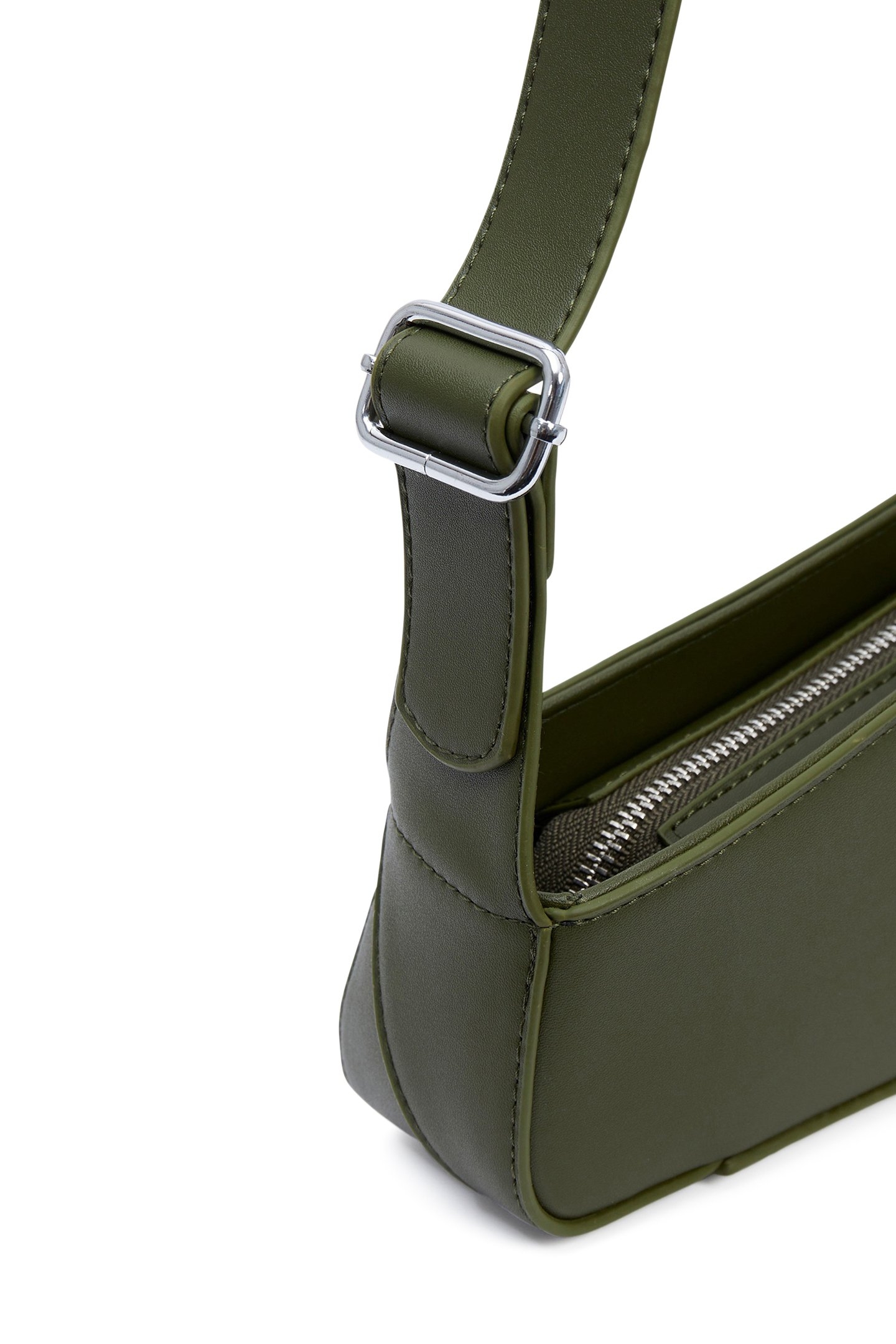 JEENAA X DIAGONAL SHOULDER BAG OLIVE NIGHT 4