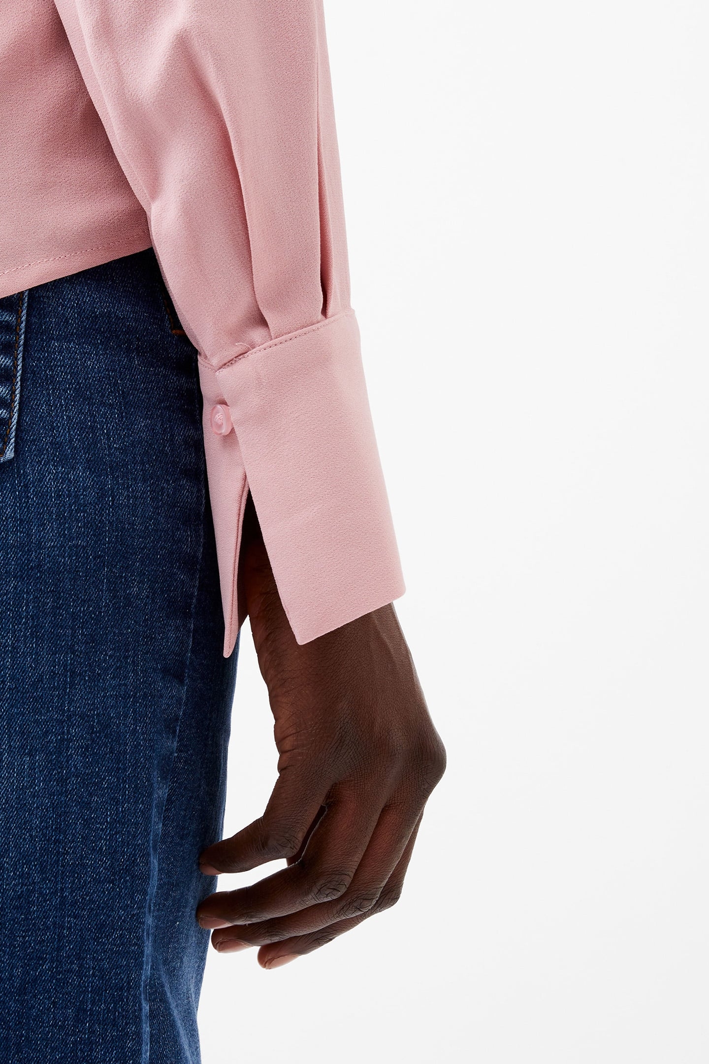 CECILE CREPE PIN TUCKS TOP SWEET PINK 4