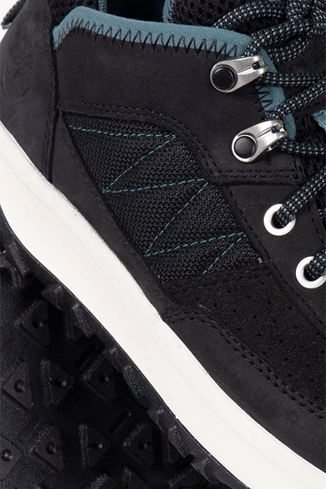 GREENSTRIDE MOTION 6 LOW LACE UP SNEAKER BLACK NUBUCK WITH W 4