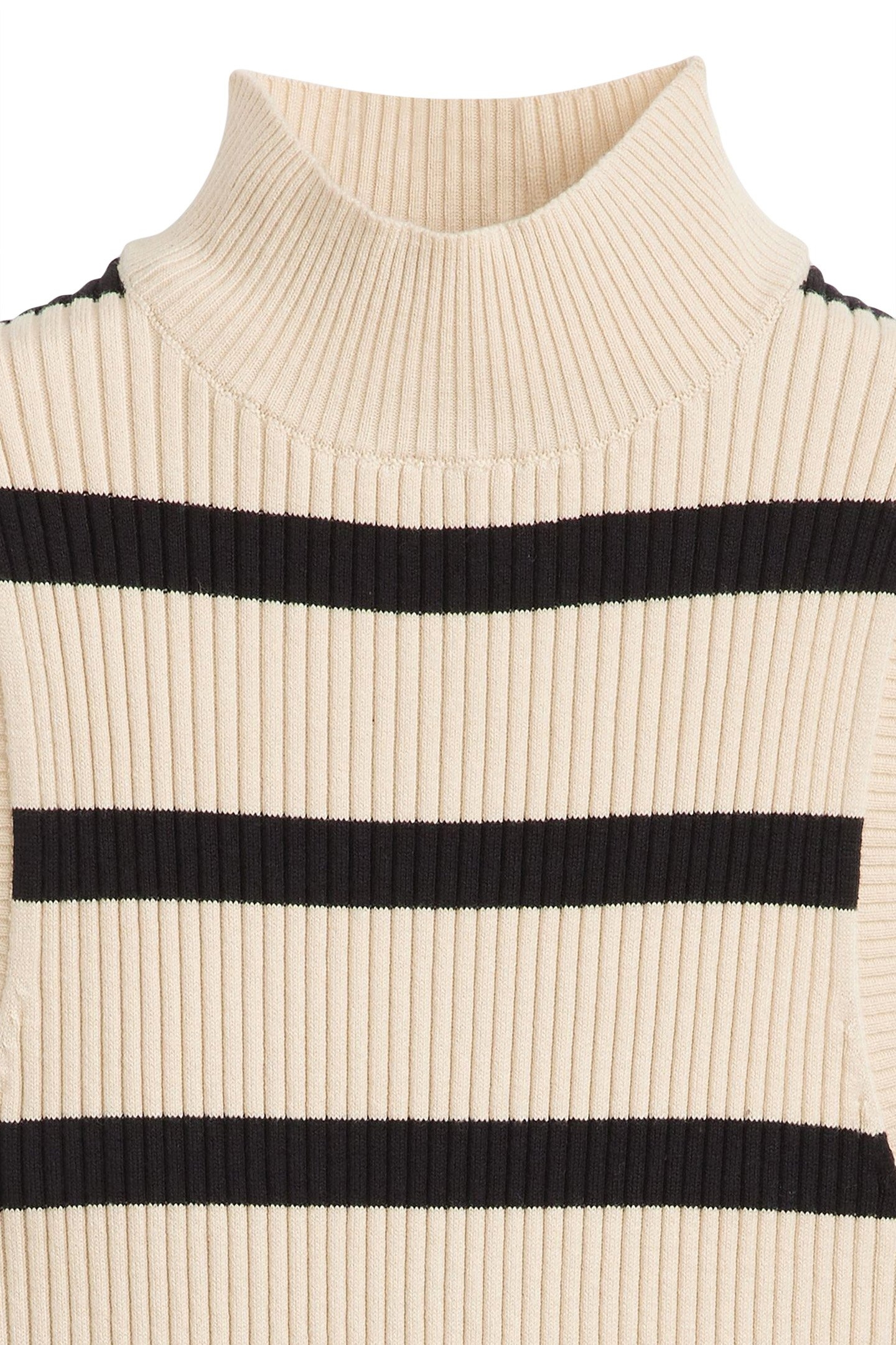 TULIP MOCKNECK TANK REDWOOD STRIPE CREME 6