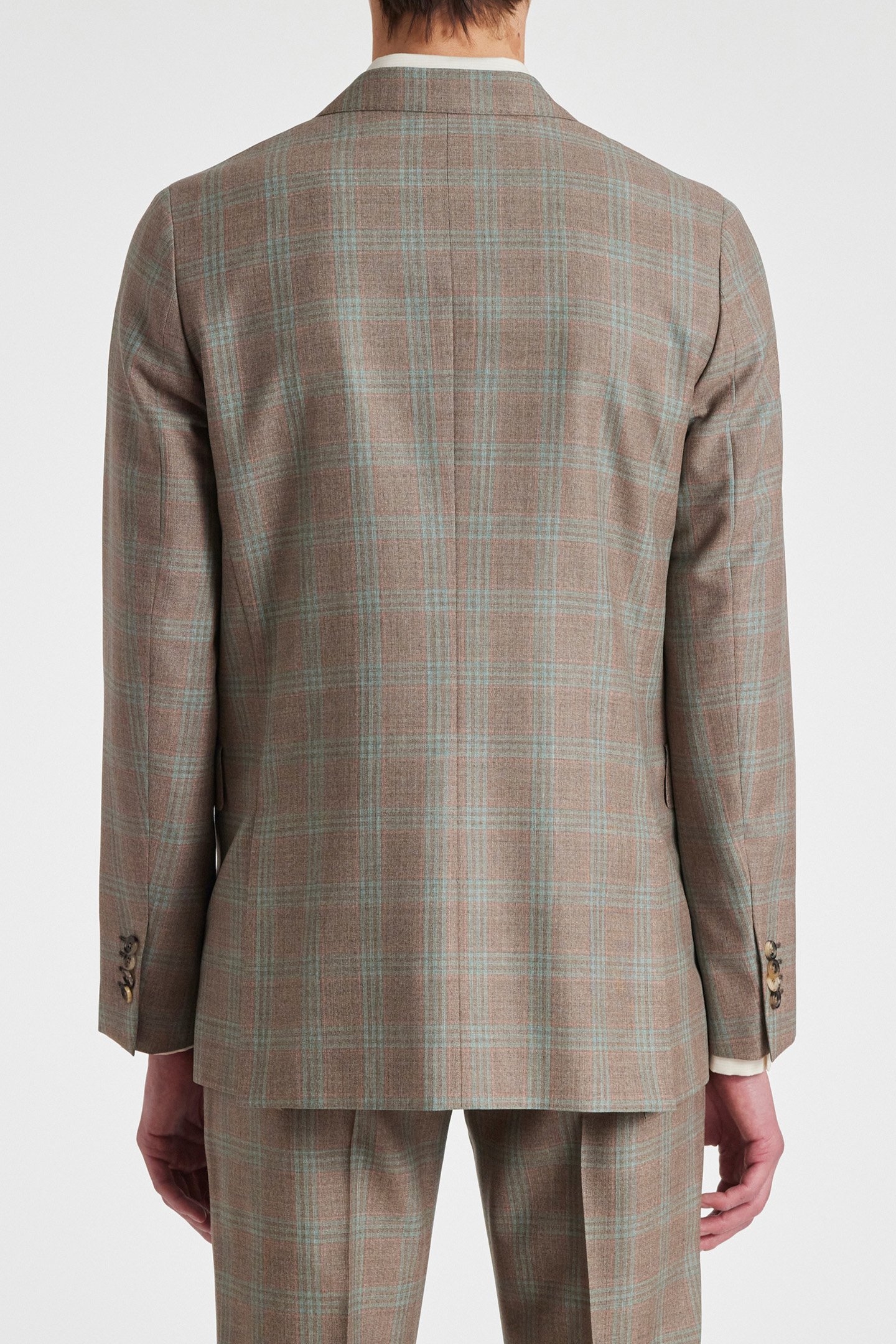 MENS 2 BUTTON JACKET LIGHT BEIGE 2