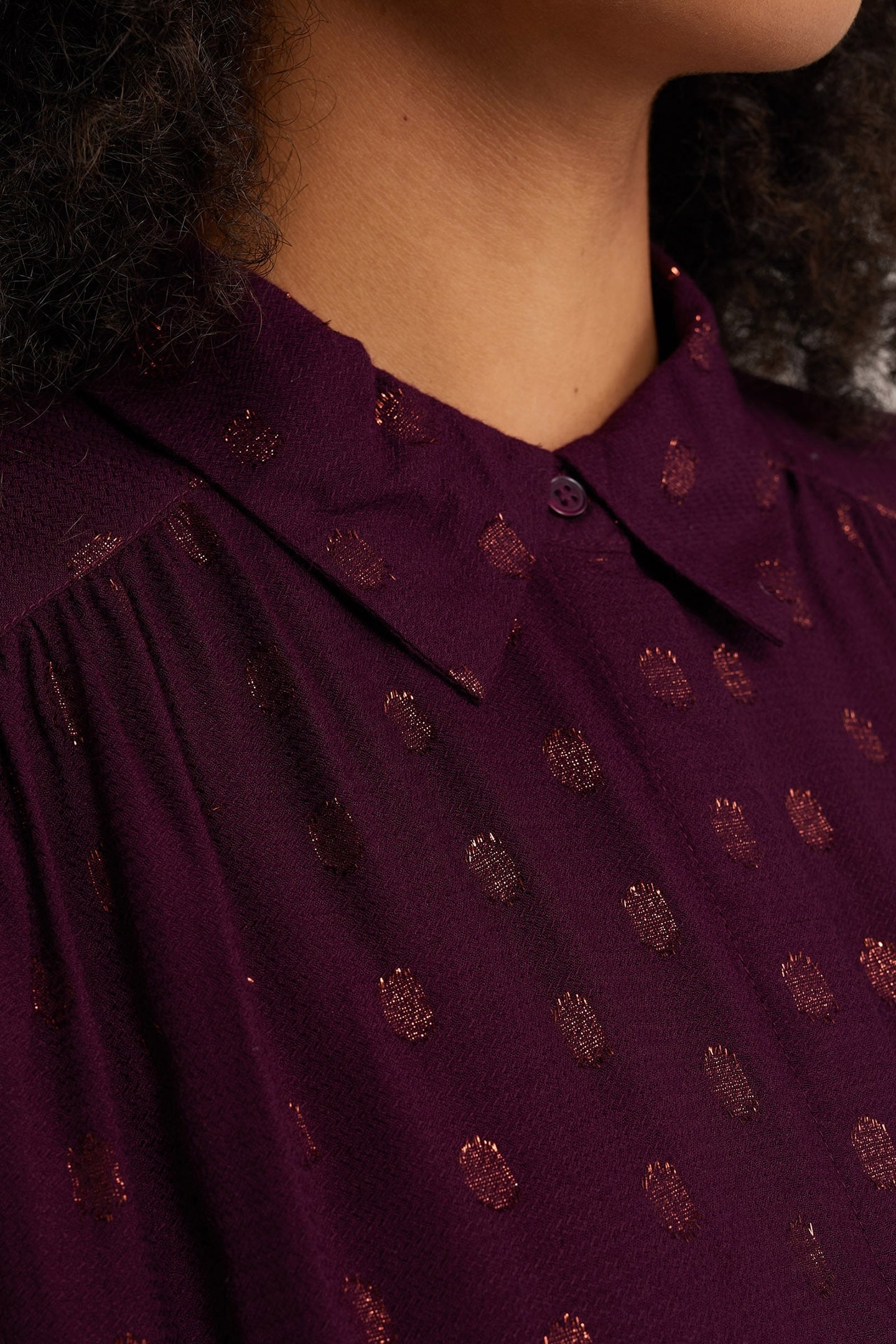 DRESS MID LENGTH DARK PURPLE 6