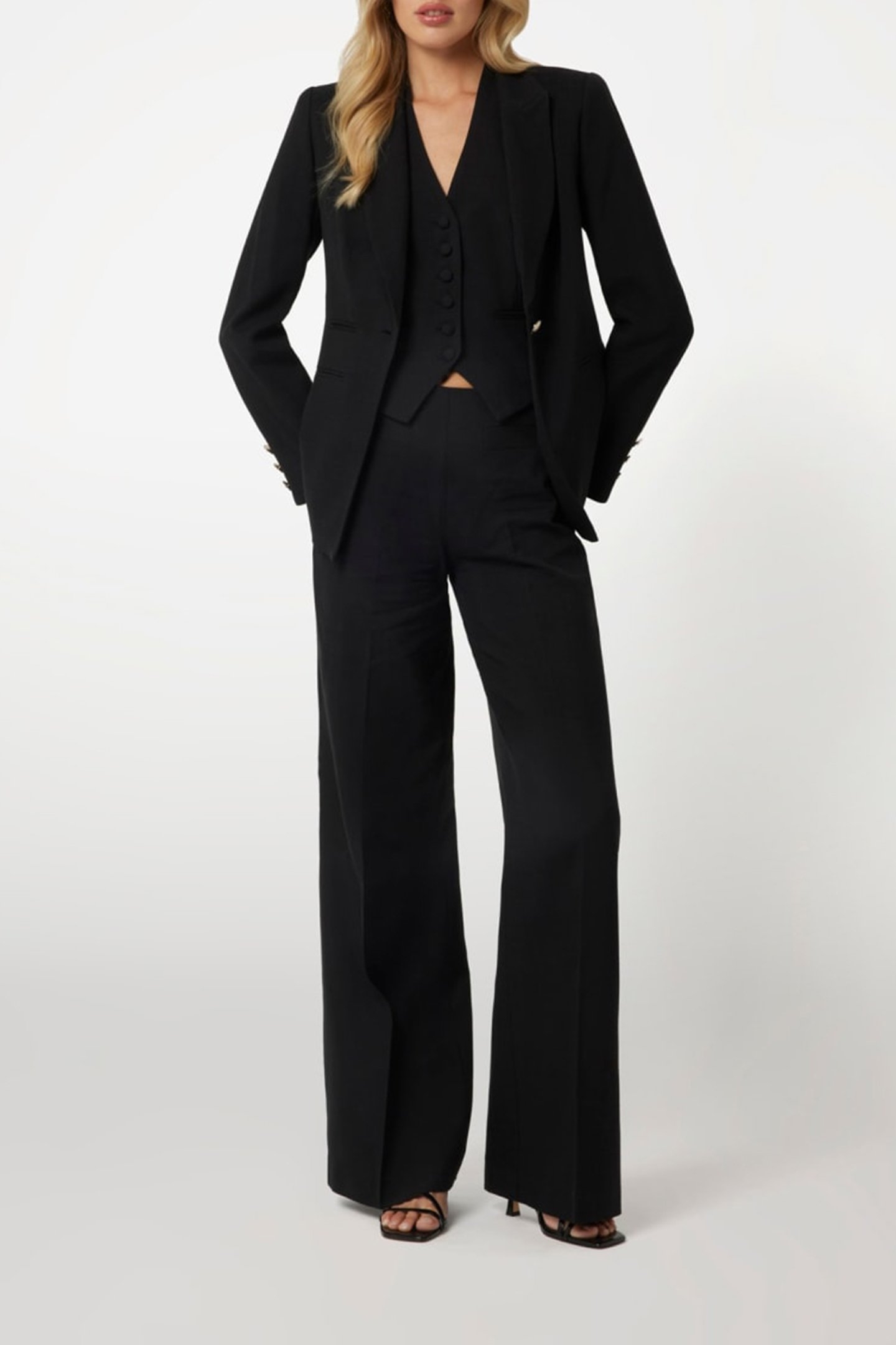 DANIELLE VEST JET BLACK A996 6