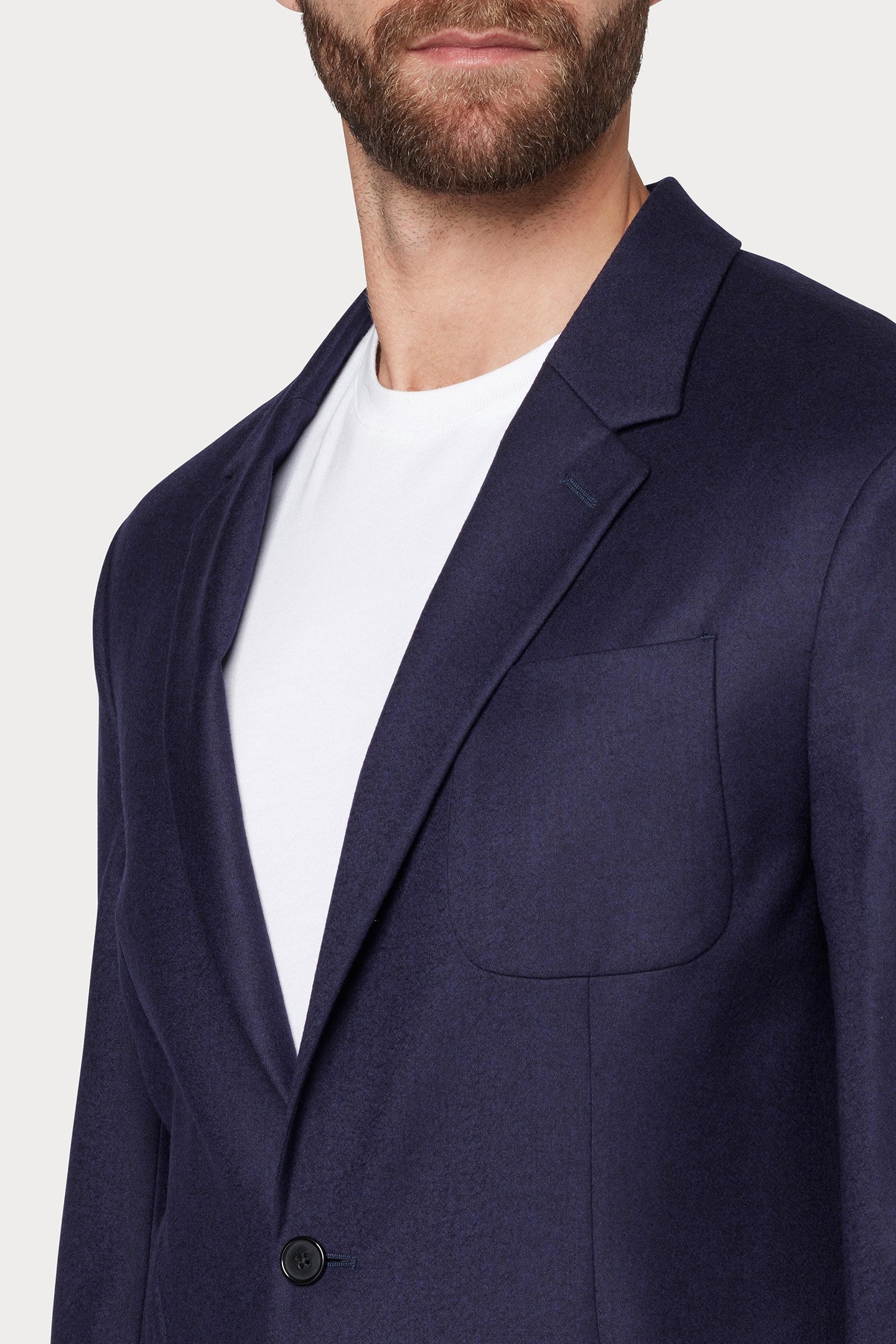 GENTS 2 BTN PATCH POCKET JACKET COBALT BLUE 4