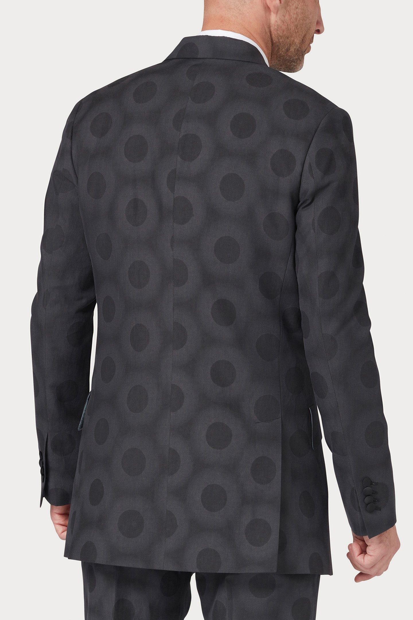 MENS 1 BUTTON JACKET BLACK 2