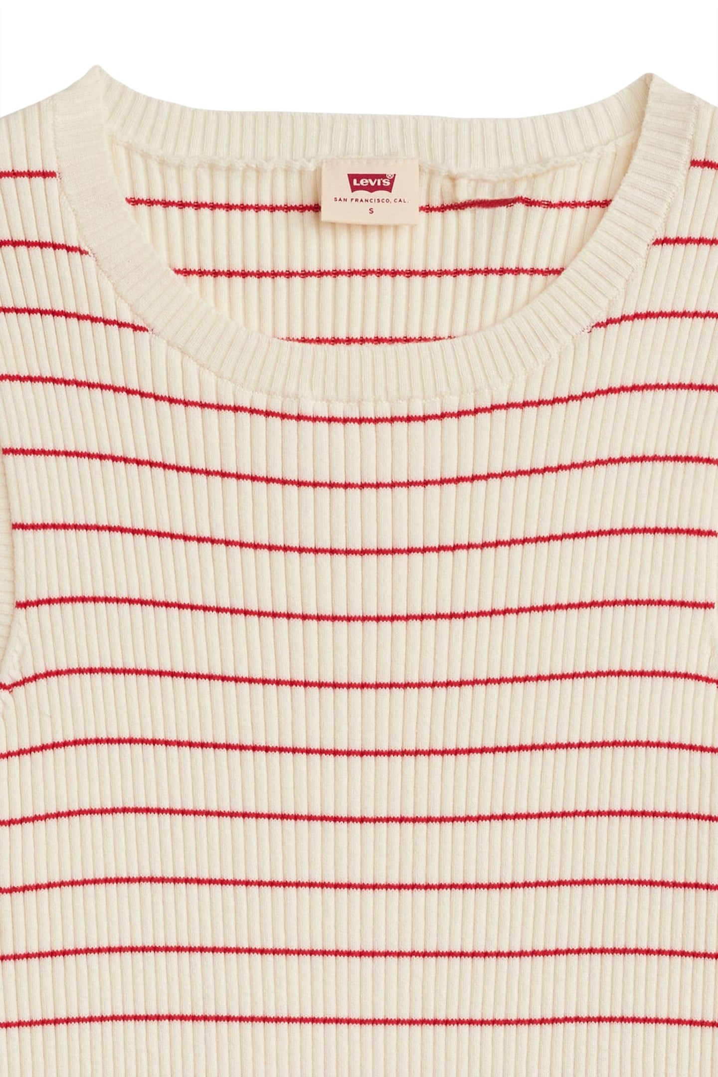 TULIP TANK JULES STRIPE EGRET 6