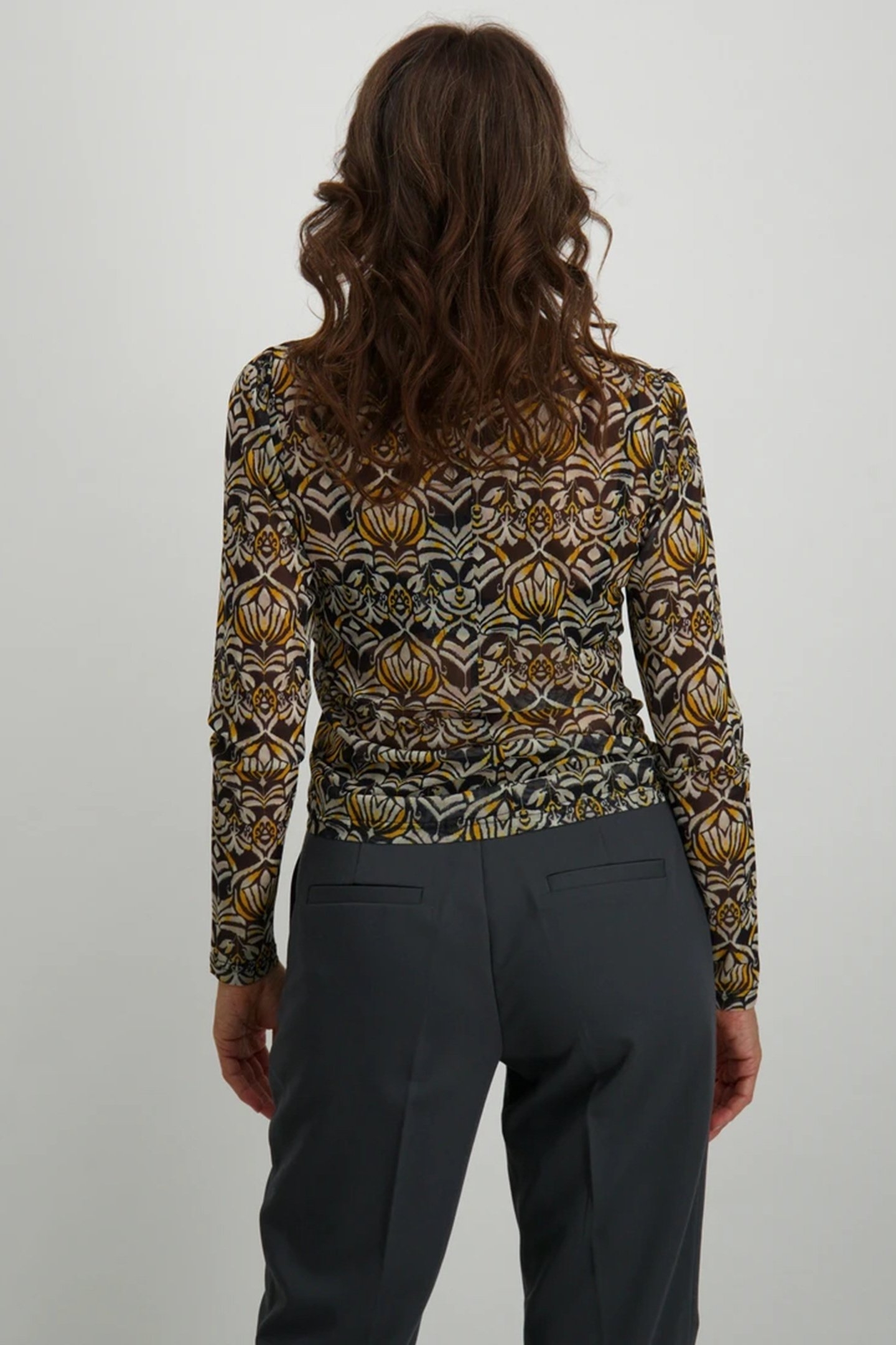 TOP MESH ORNAMENTALS PRINT NEUTRALS 2