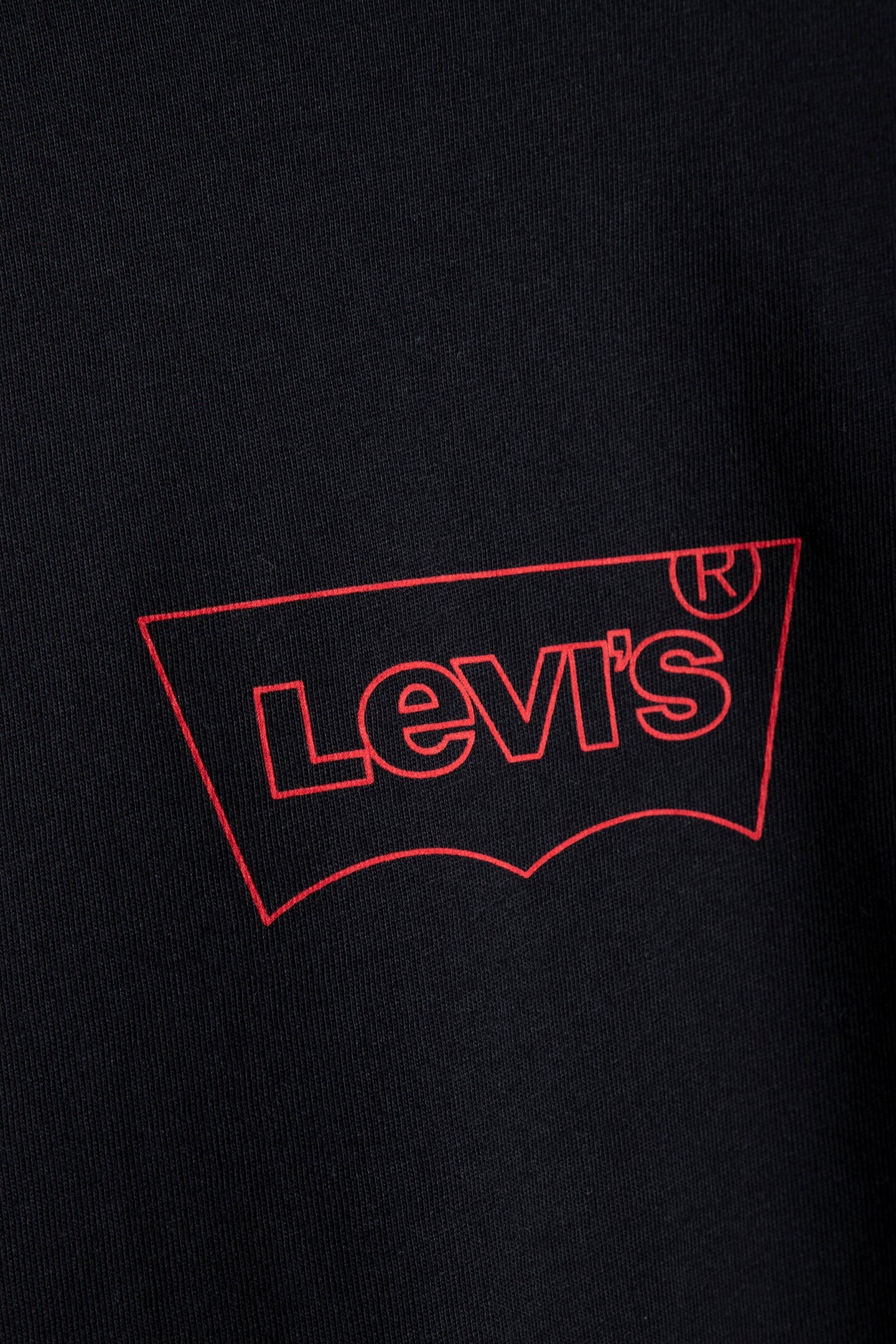 LSEGRAPHIC CREWNECK TE OUTLINE BW RED L 4