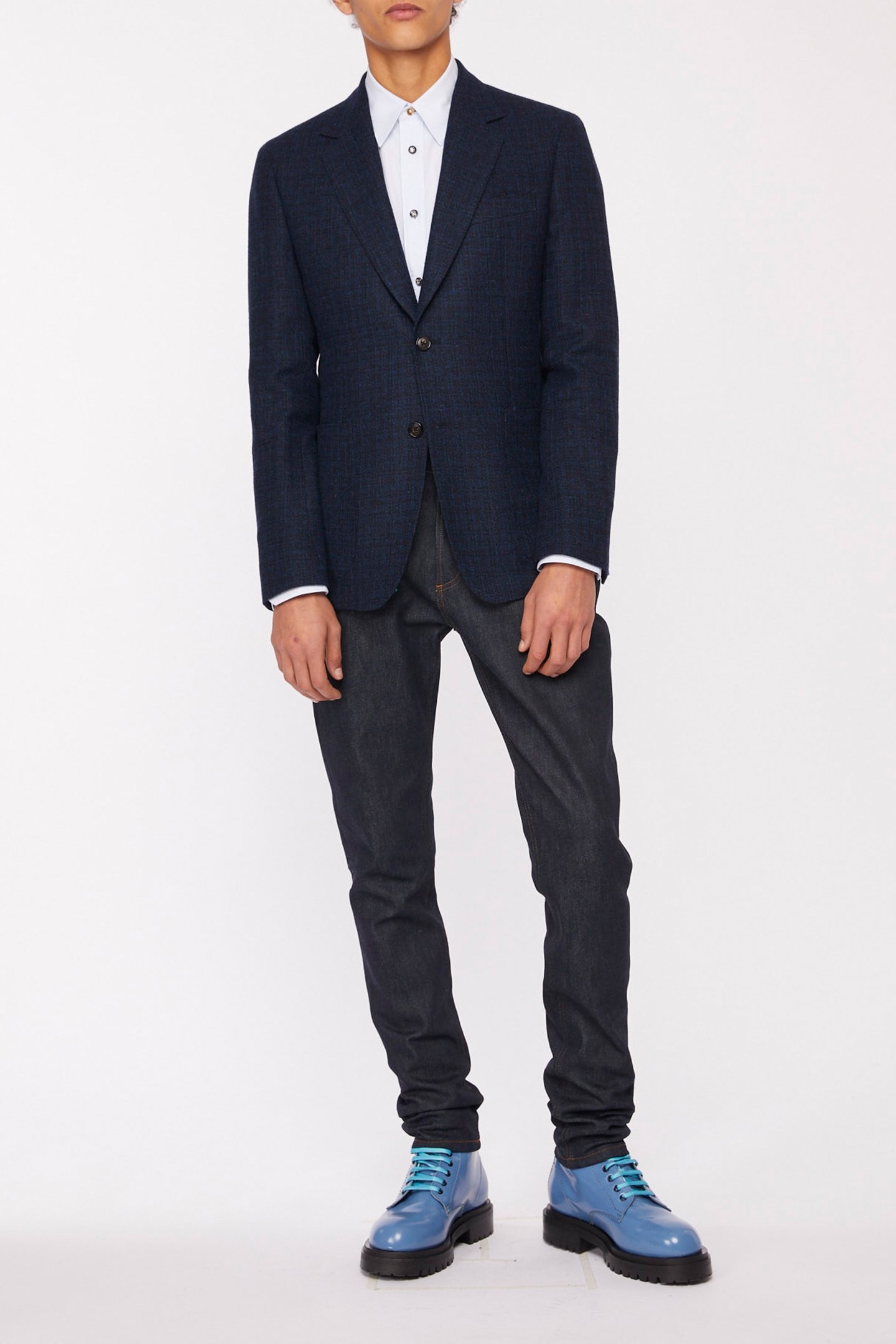 GENTS 2 BTN JACKET COBALT BLUE 2