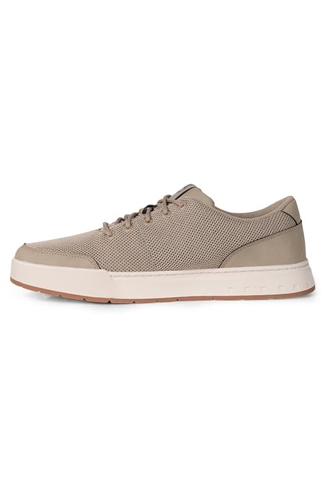 MAPLE GROVE LOW LACE UP SNEAKER LIGHT BROWN KNIT 3