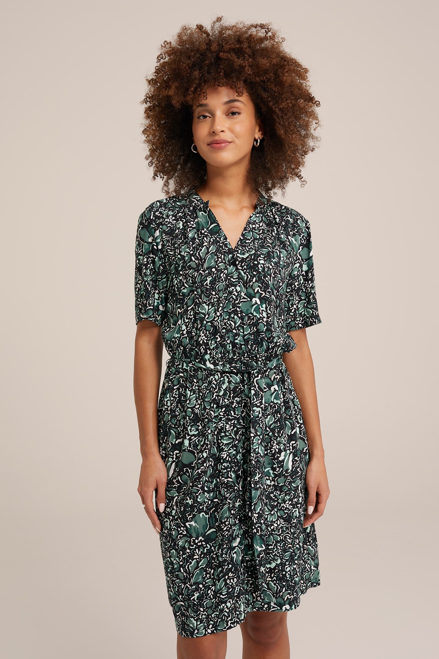 DRESS SHORT DARK GREEN 1