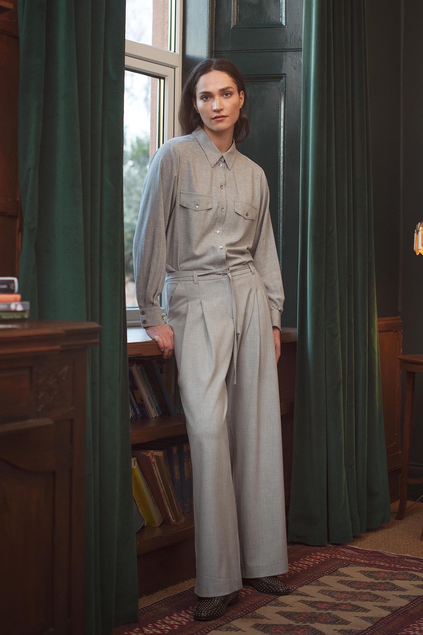 BLOUSE VISCOSE GREYS 7