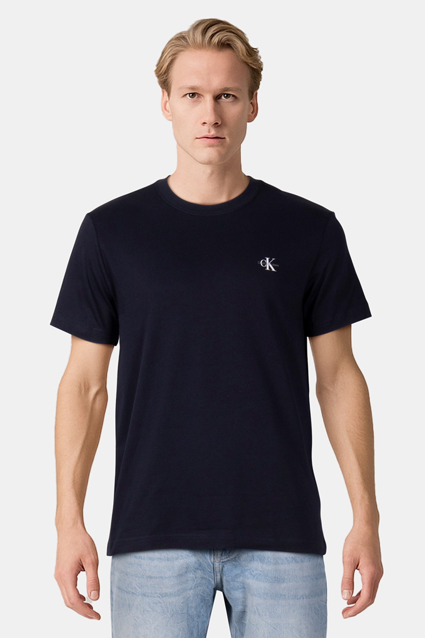 2 PACK MONOLOGO T-SHIRT BRIGHT WHITE / NIGHT SKY 1