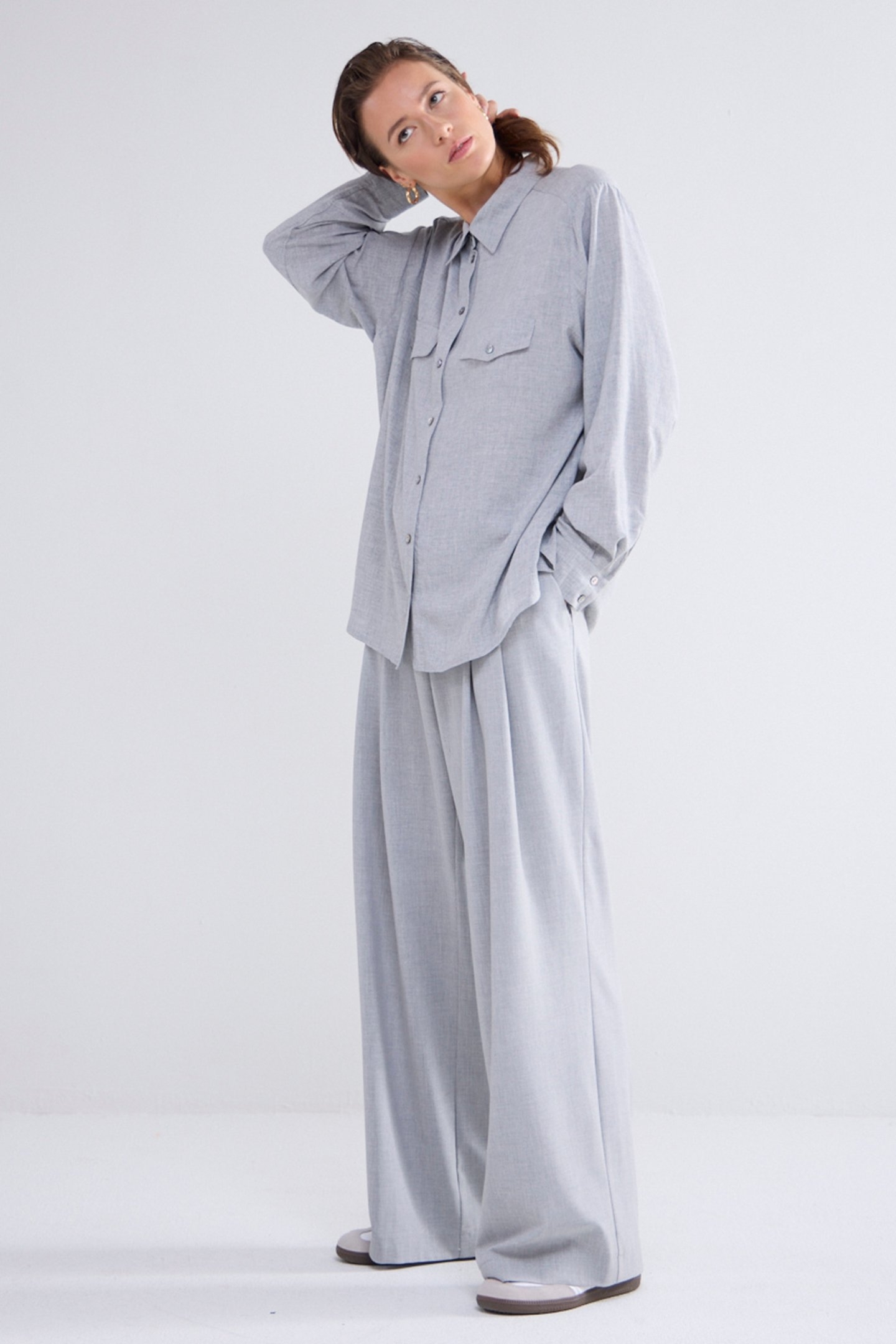 BLOUSE VISCOSE GREYS 4