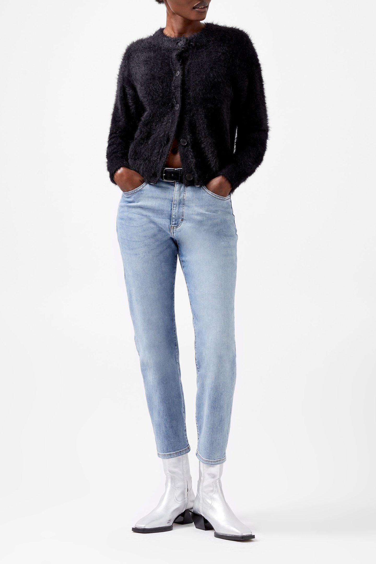 MOLLY FEATHER LS CARDIGAN BLACKOUT 2