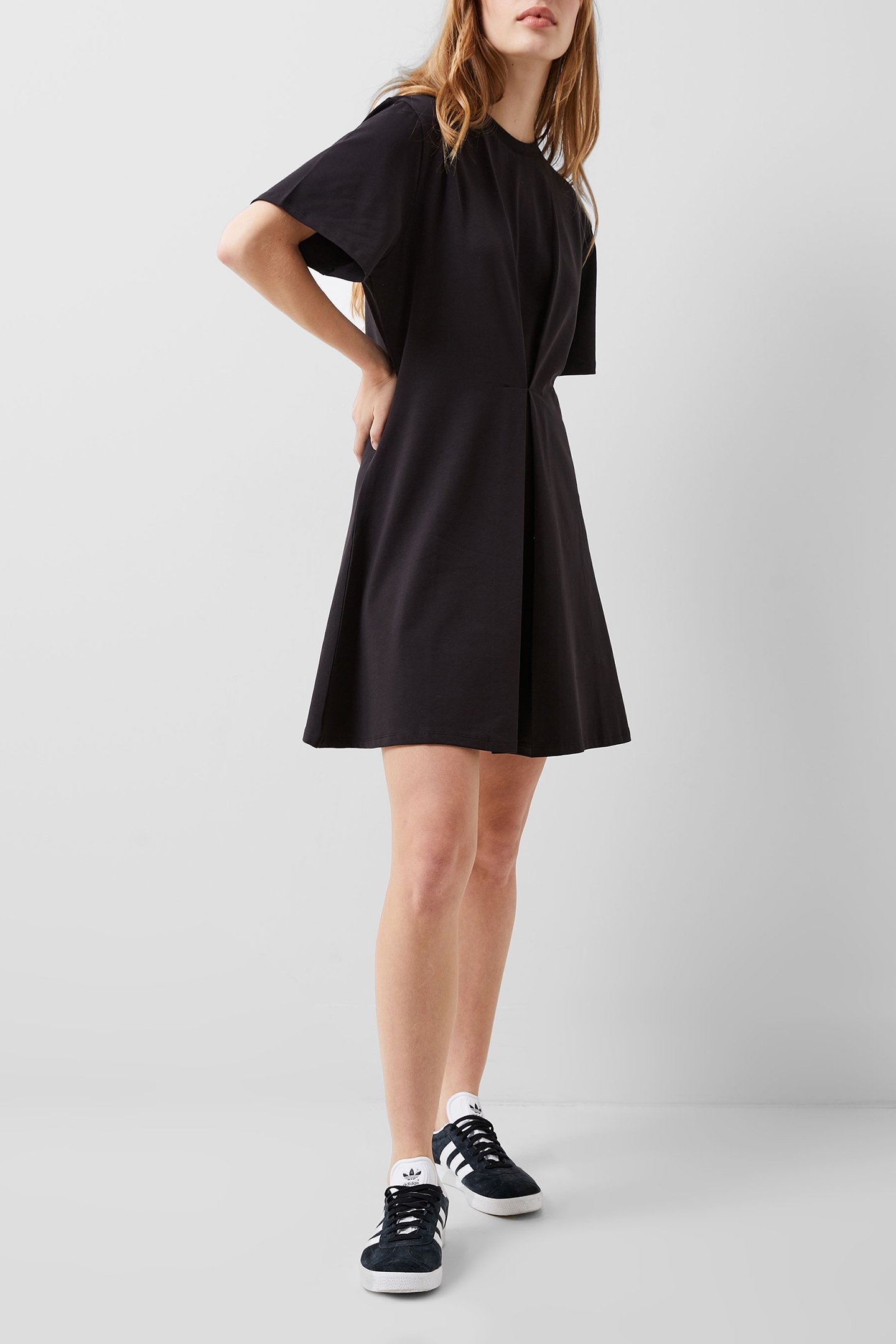 RALLIE COTTON S/S TSHIRT DRESS BLACKOUT 3