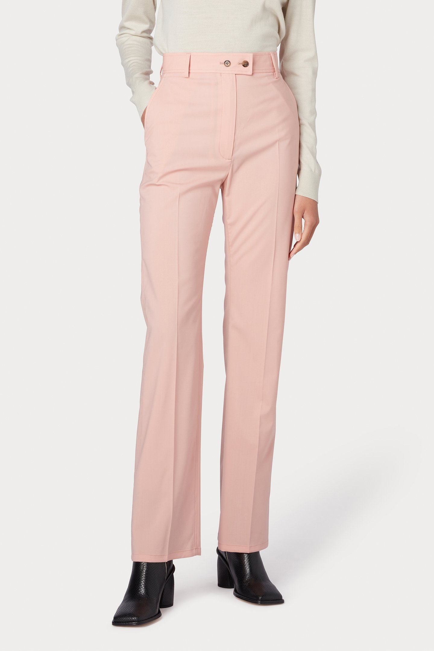 WOMENS TROUSERS POWDER PINK 1