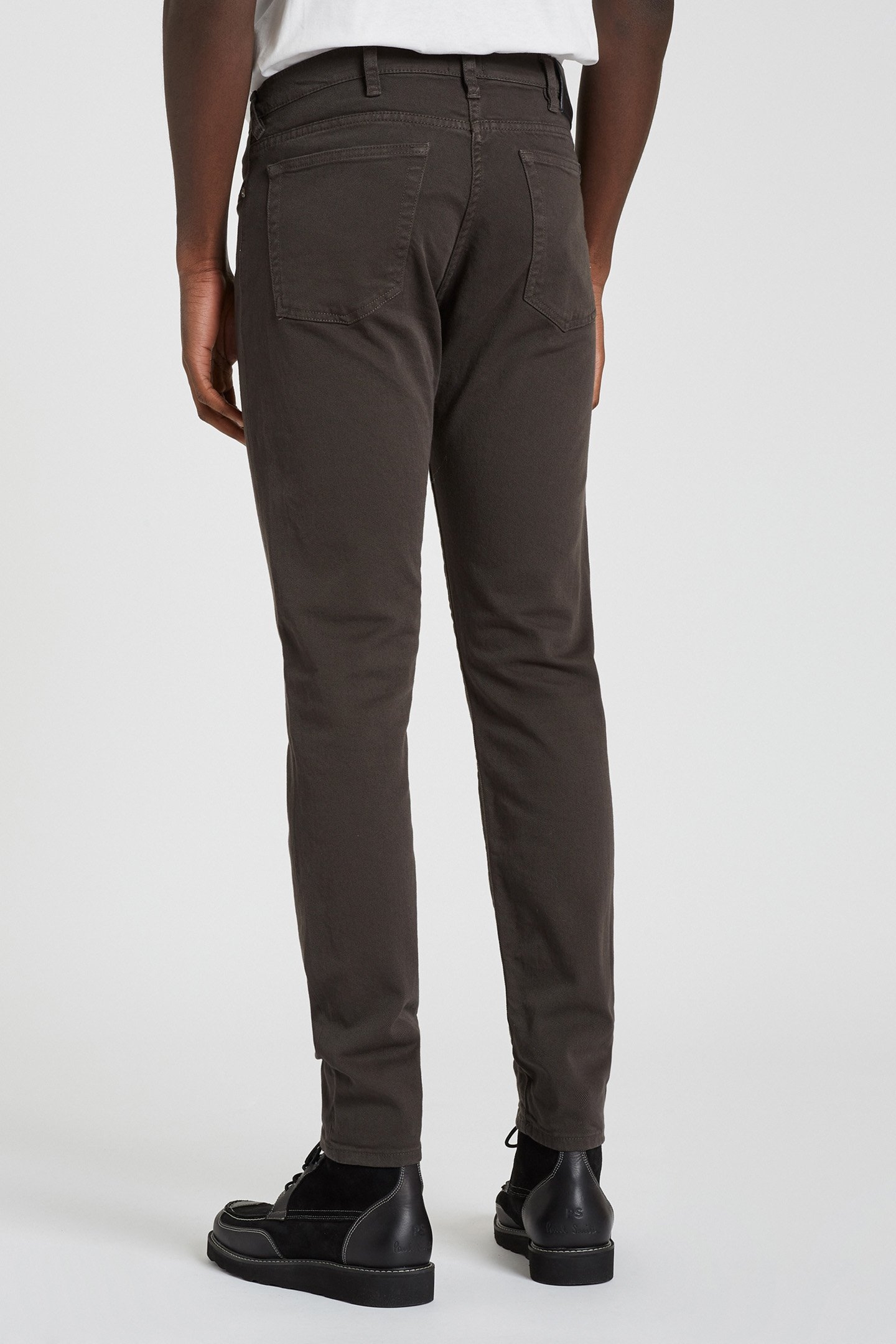 MENS TAPERED FIT JEAN DARK TAUPE 2