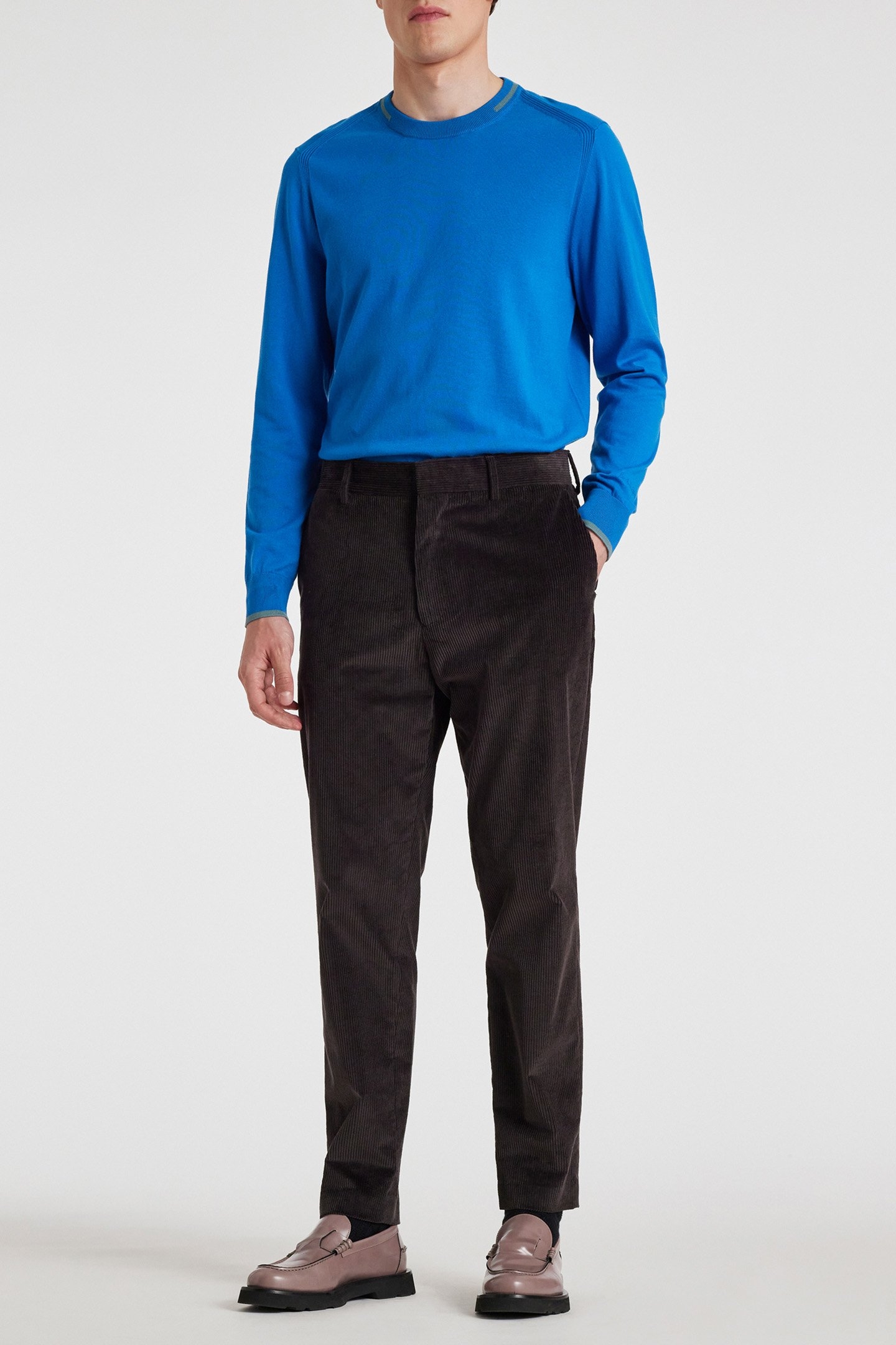 SWEATER CREW NECK COBALT BLUE 4