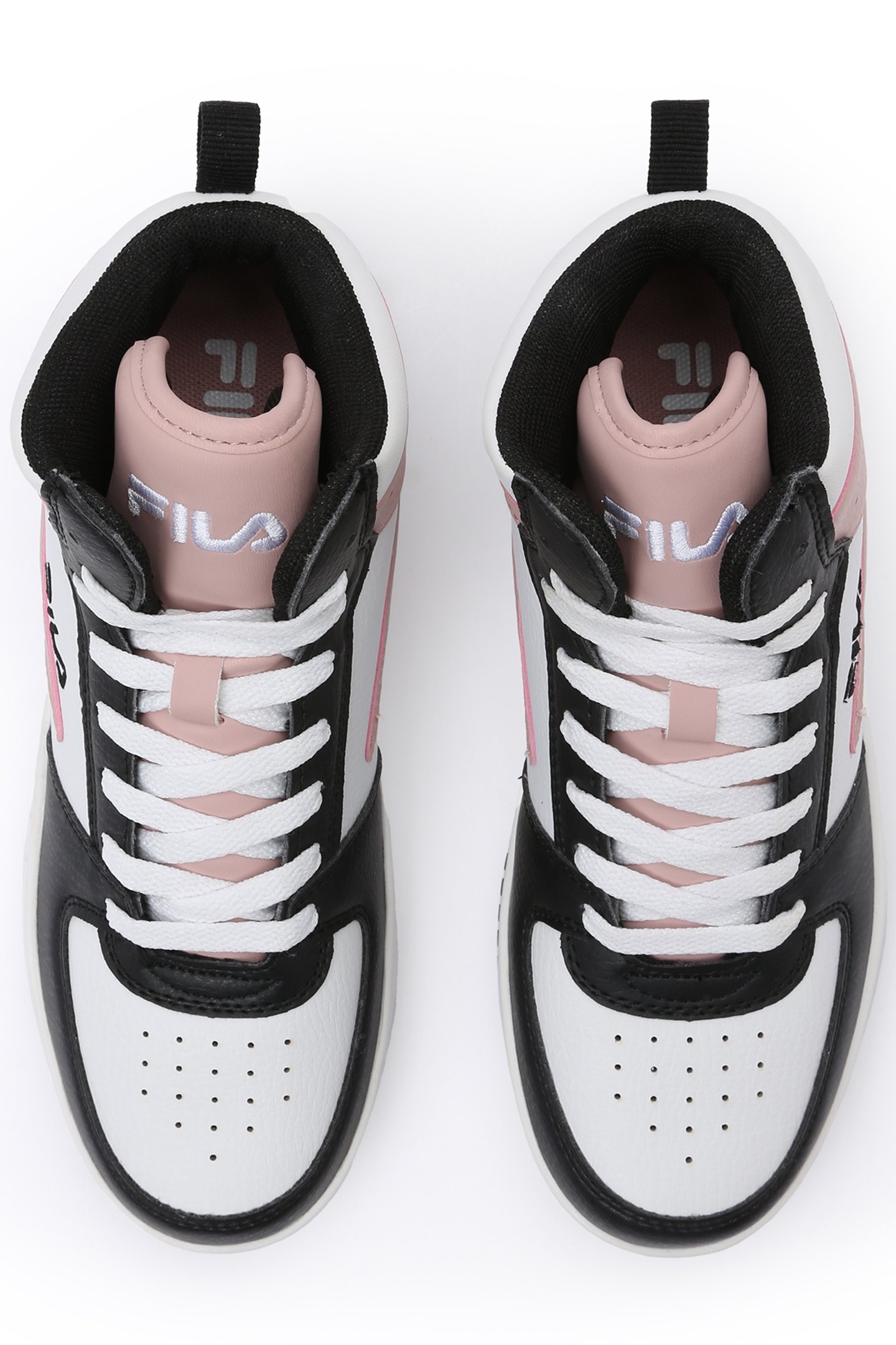 LEVANTO MID TEENS UNISEX WHITE-BLACK-PALE MAUVE 3