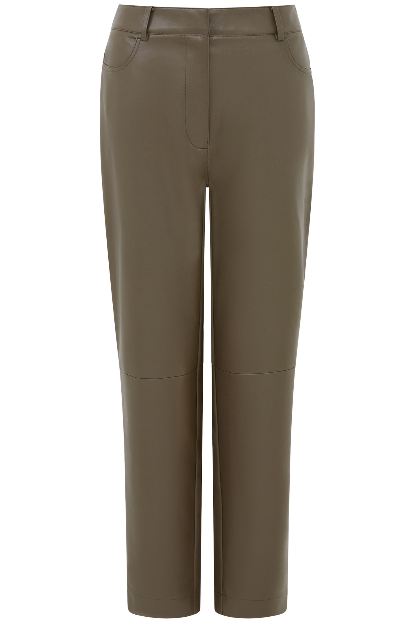 CROLENDA PU TROUSERS CHOCOLATE GANACHE 4