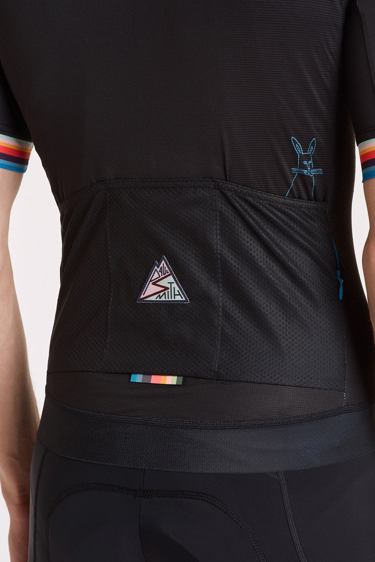 CYCLE JERSEY ARTIST STRIPE BLACK 6