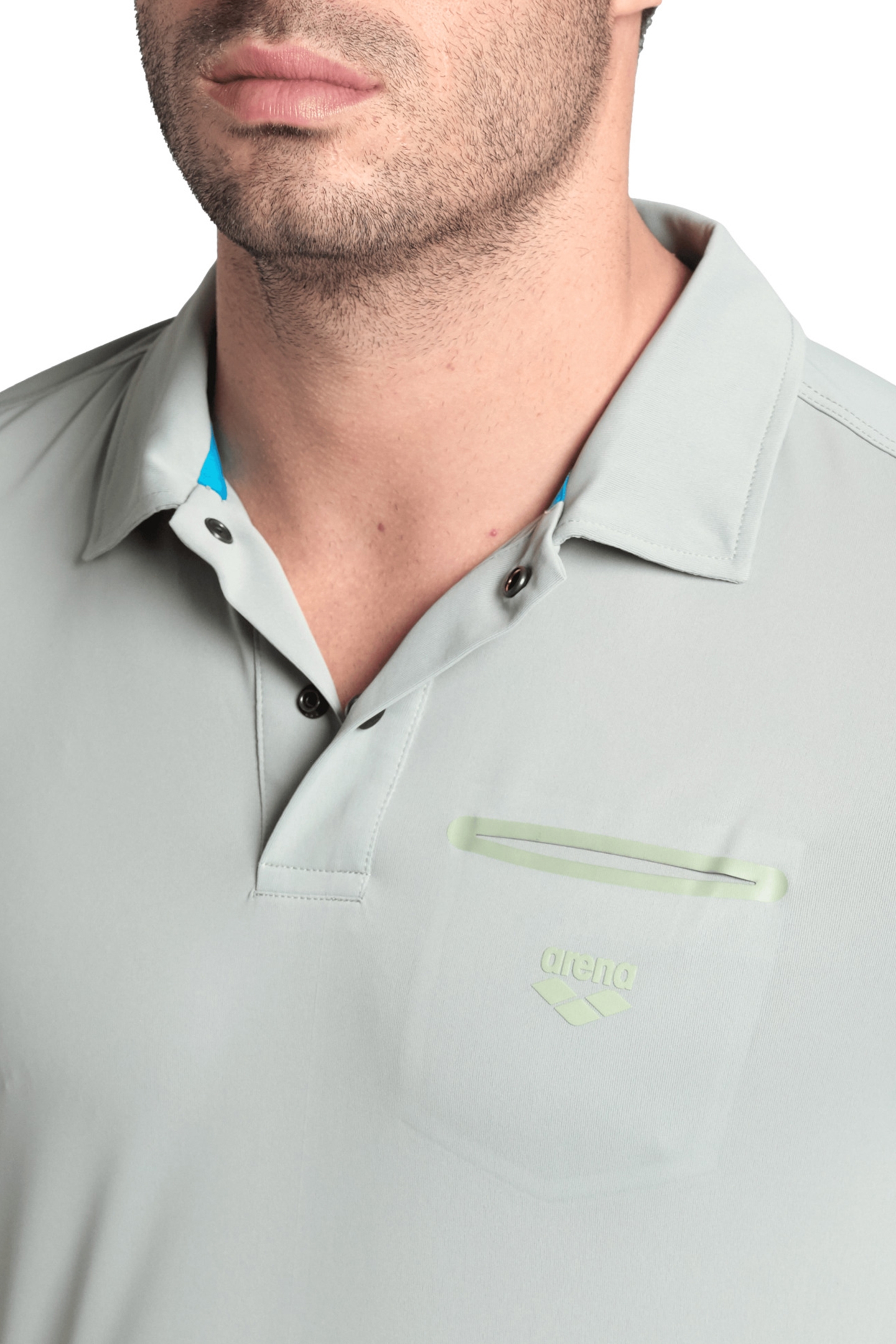 MEN'S POLOSHIRT POCKET SOLID JADE 4