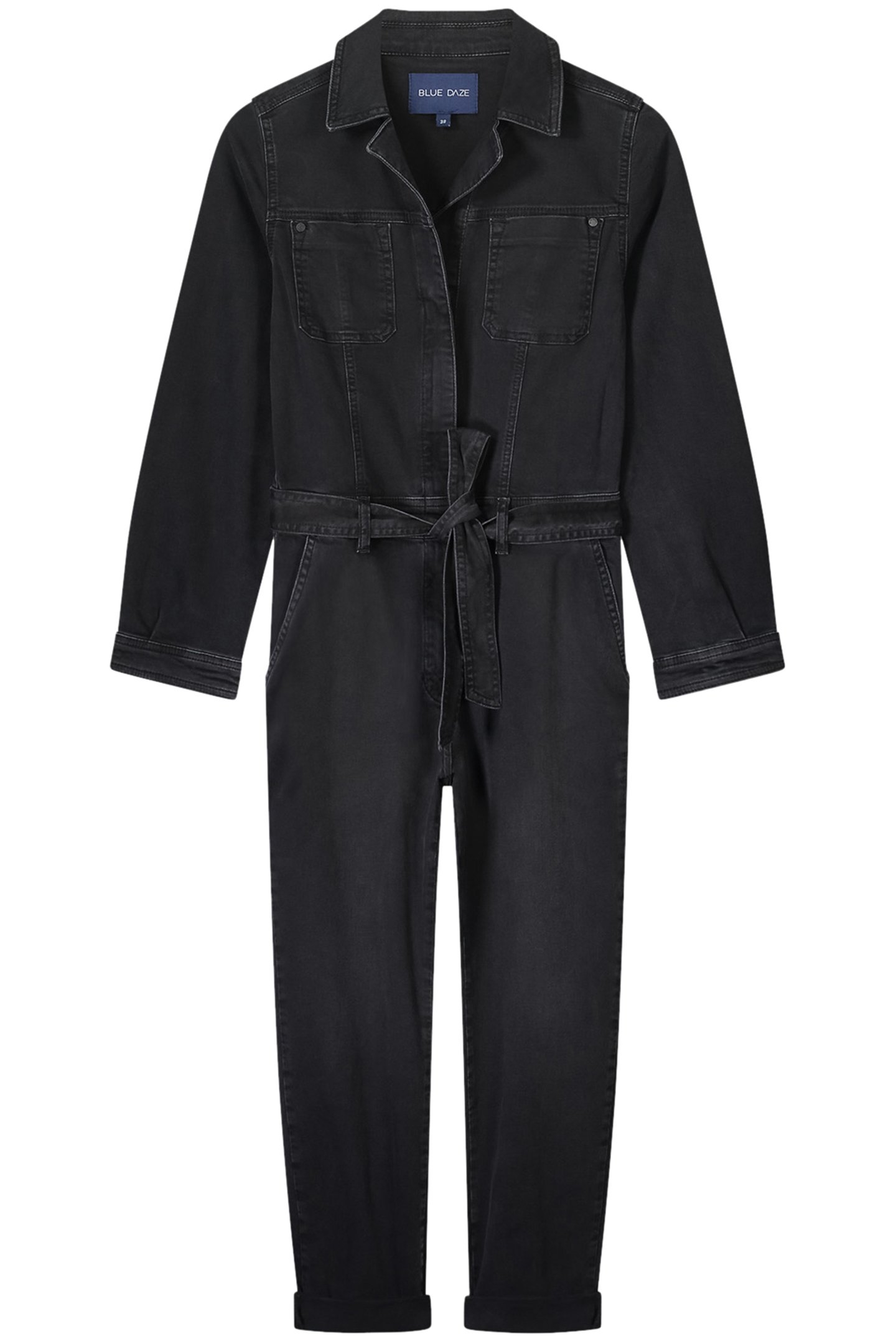 DENIM JUMPSUIT COMFORT STRETCH DENIM BLACKS 3