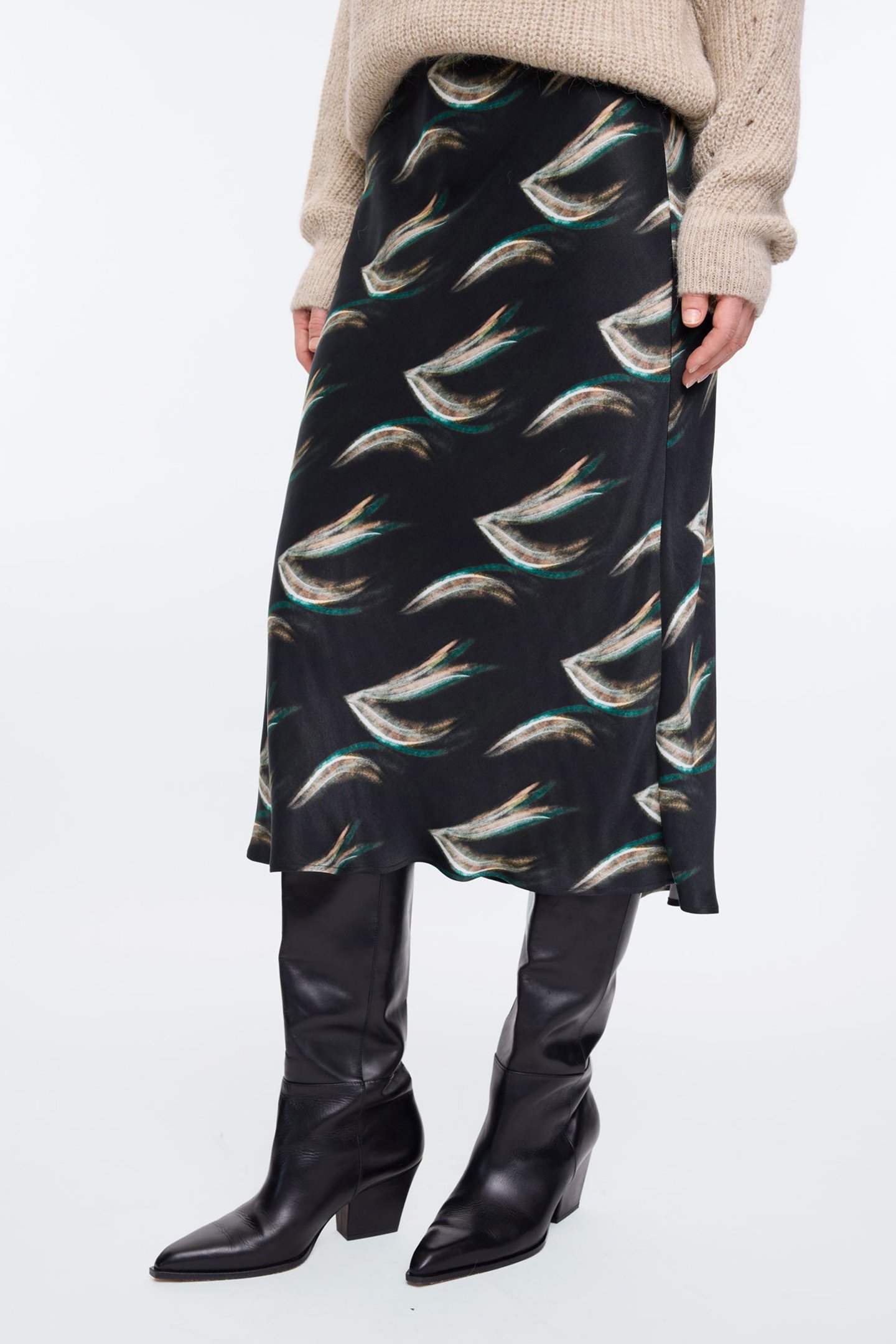 BIAS FADE SKIRT JETSET/FOREST/MARSHMALLOW 1