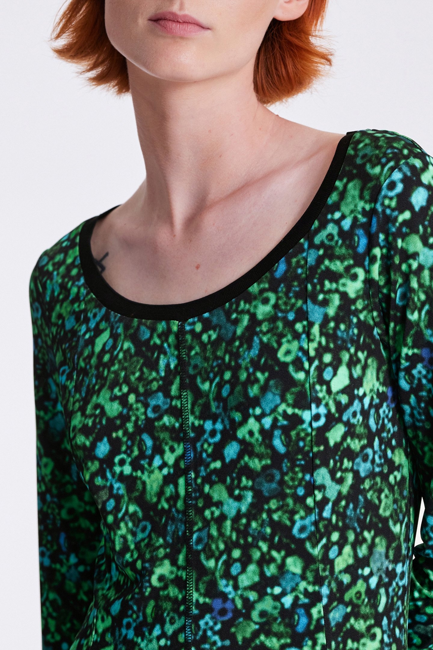 WOMENS DRESS EMERALD GREEN 4