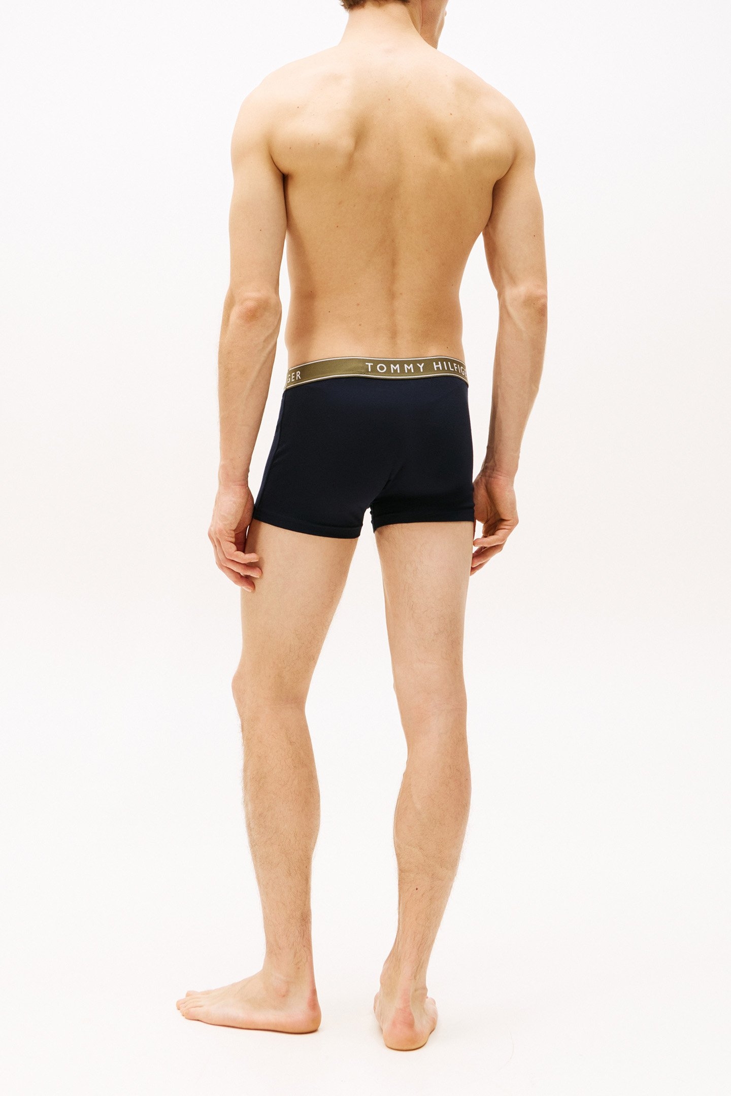 3 PACK TRUNK SKINNY FIT BOXERS - OLIVE GREEN/BLUE/GREEN 4