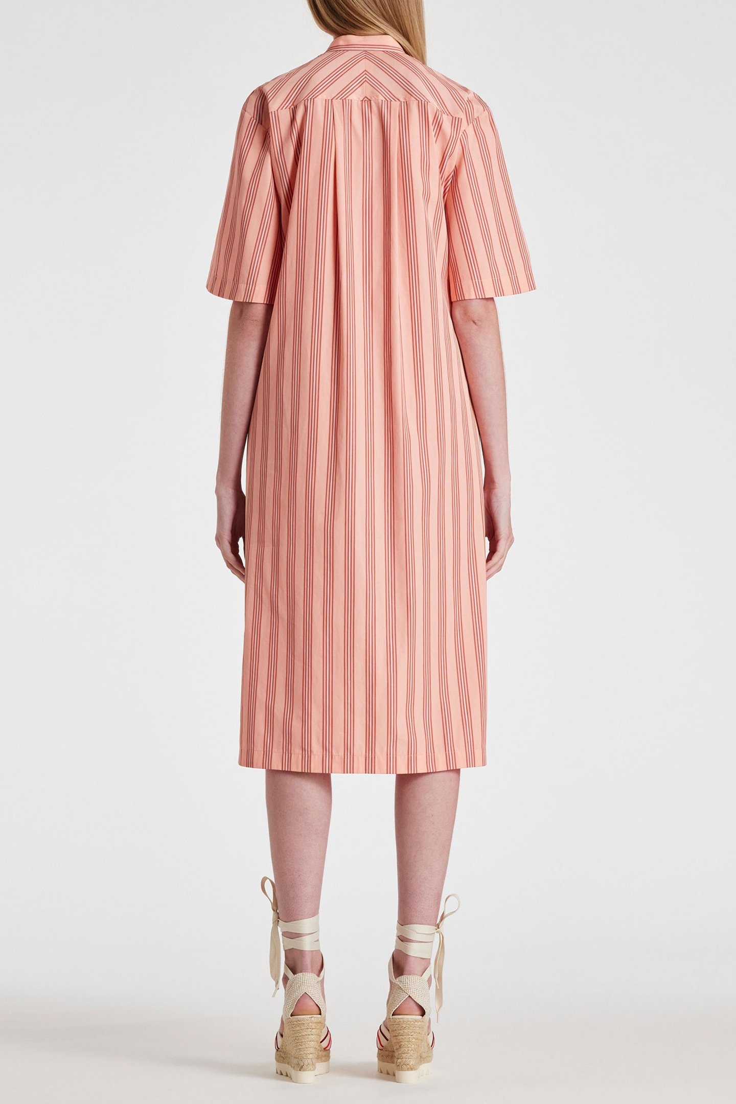 WOMENS DRESS CORAL RED 2