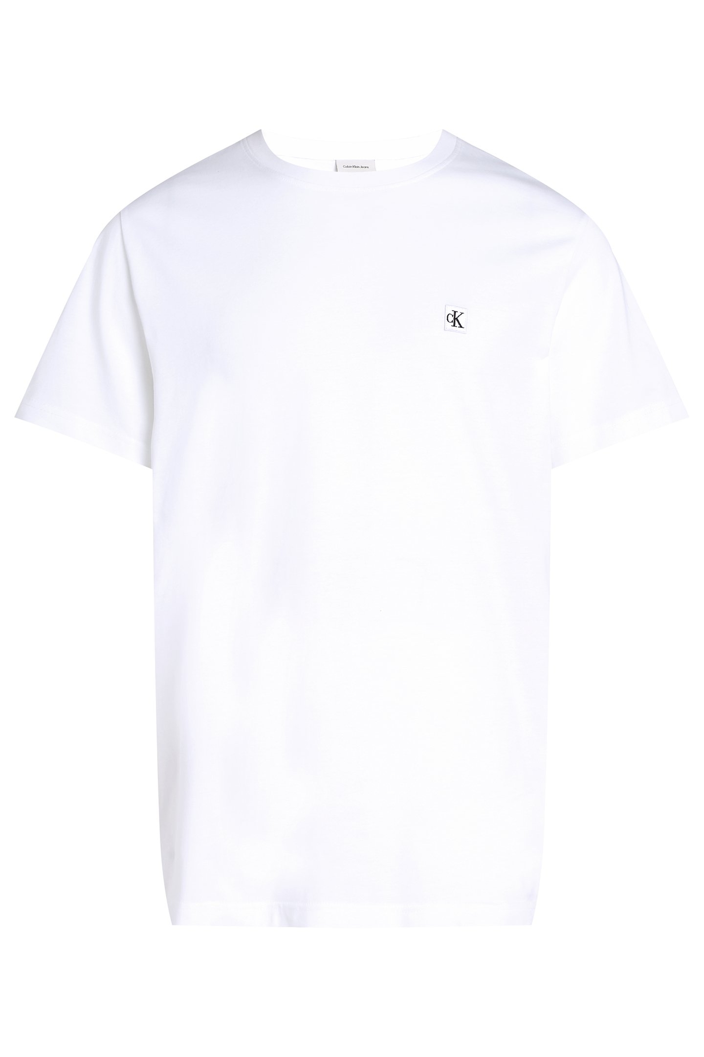 CK EMBRO BADGE TEE BRIGHT WHITE 3