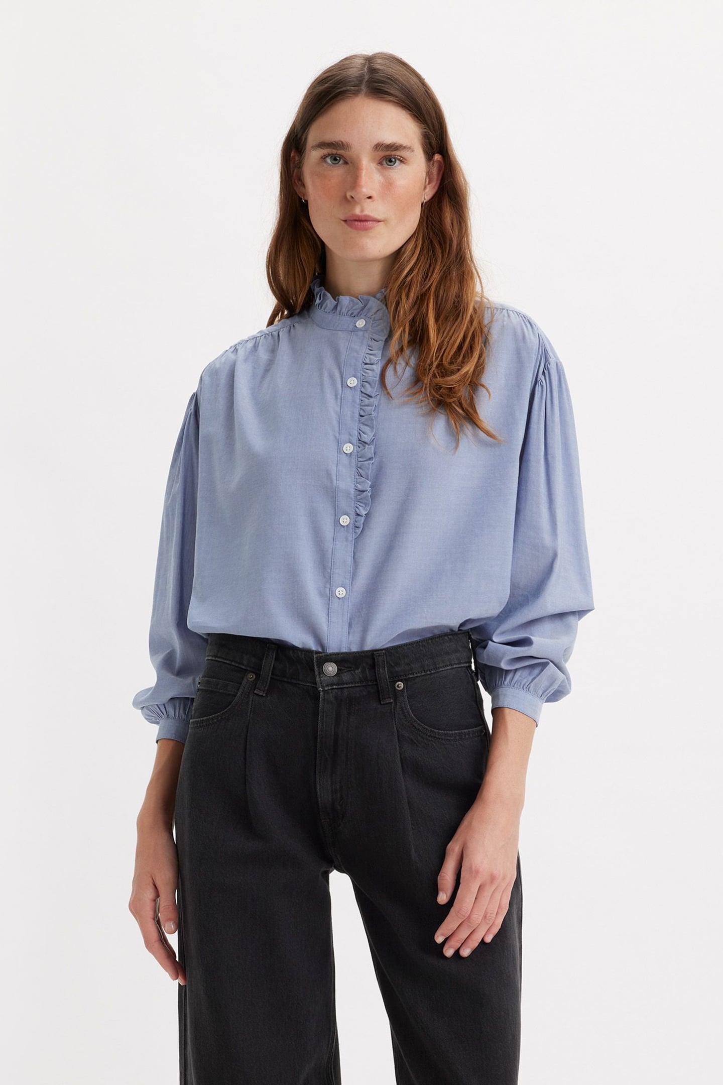 KARLY BLOUSE NB CHAMBRAY 1