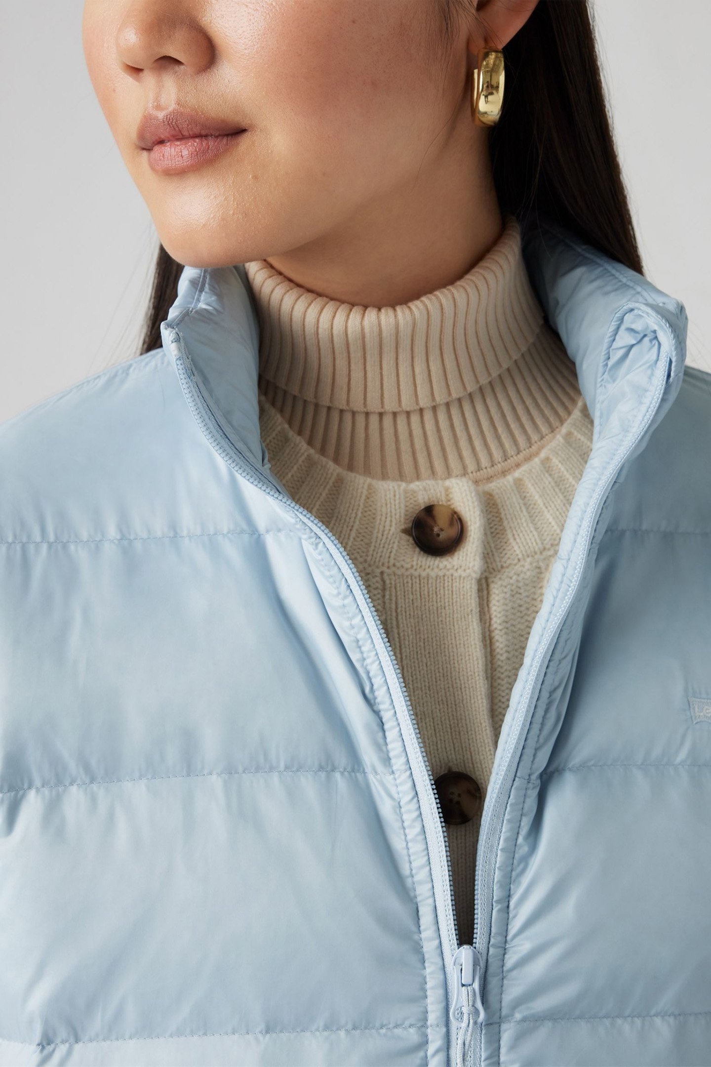 WILLA DOWN PACKABLE PUFFER JACKET NIAGARA MIST 5