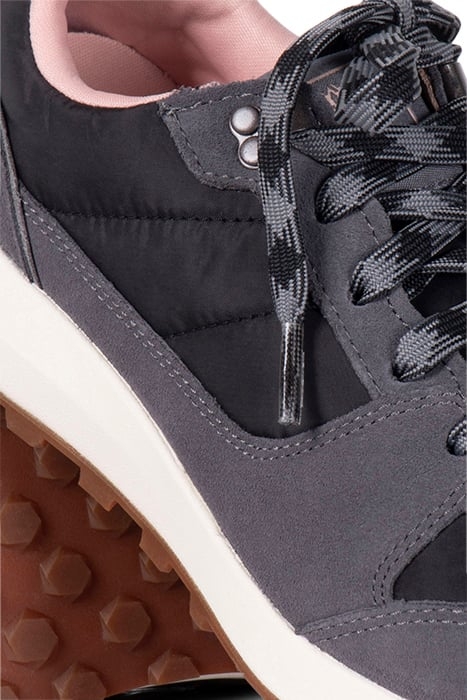 RETRO SWIFT LOW LACE UP SNEAKER BLACK WOVEN 4