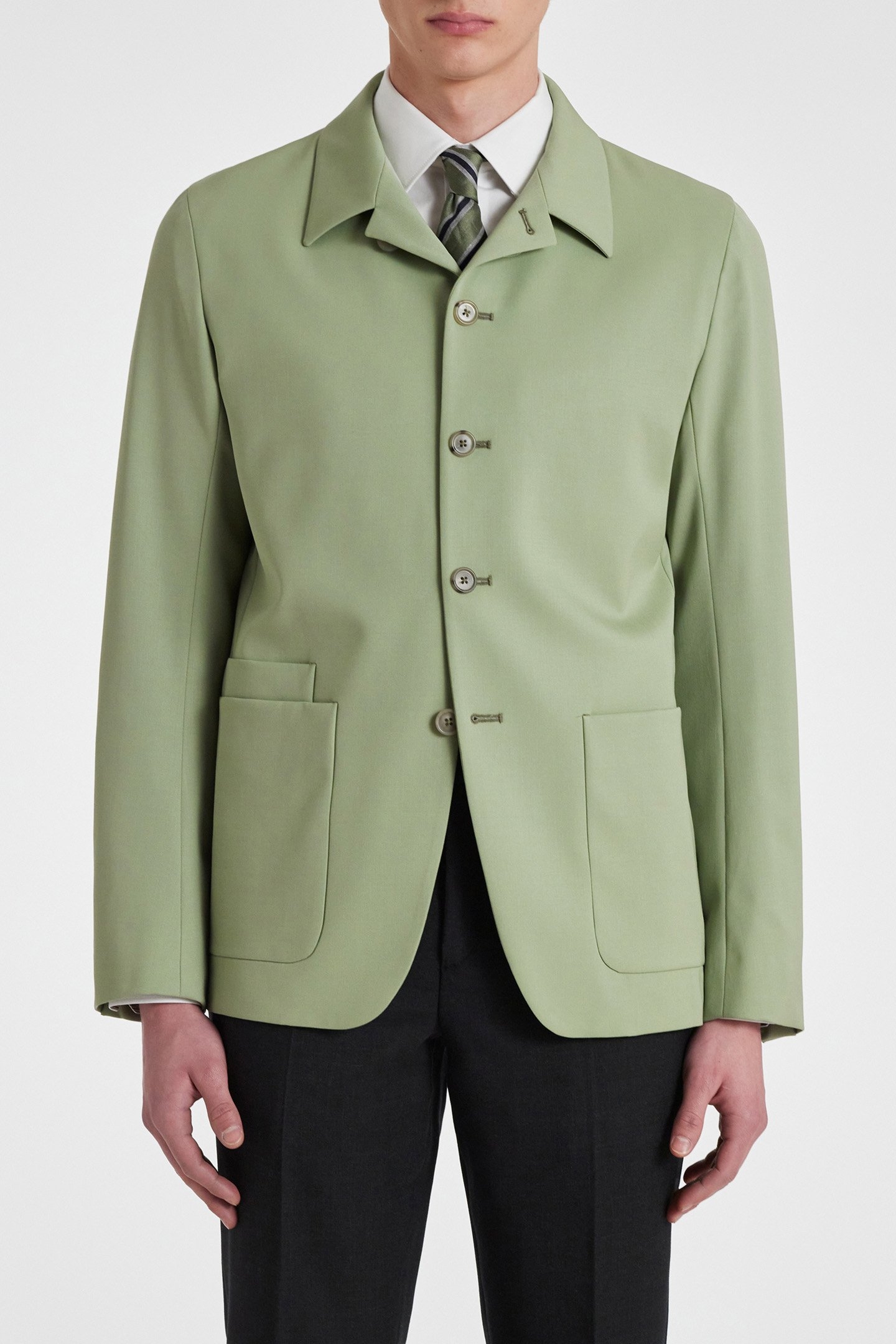 MENS 2BTN JACKET GREEN 1