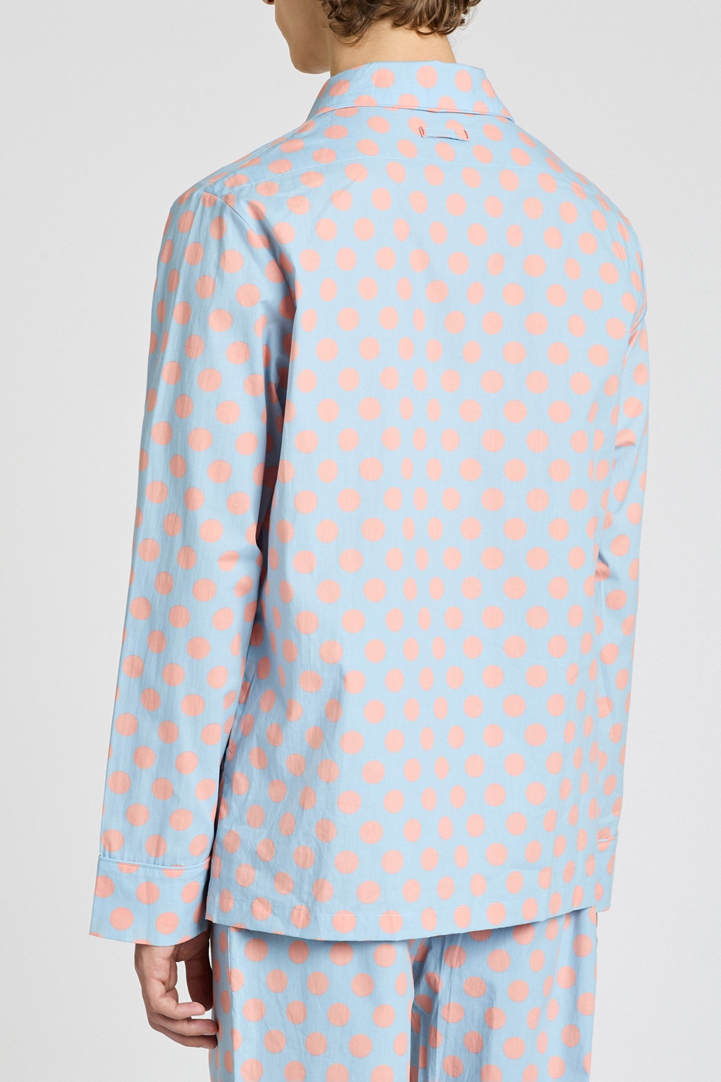 UNISEX PJ TOP L/SLV TURQUOISE 2