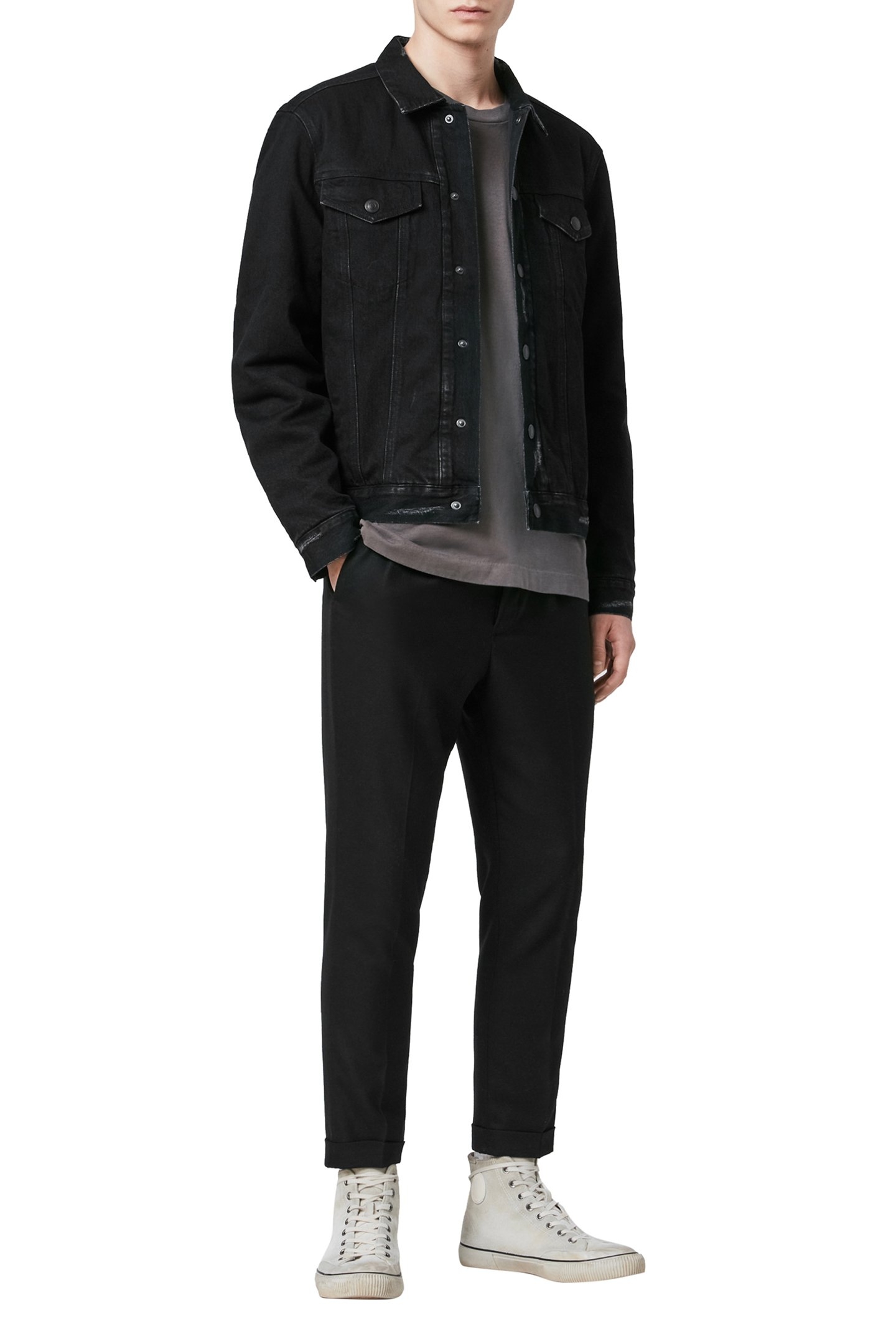 BRIND JACKET WASHED BLACK/BLACK 2