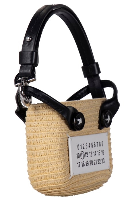 MAISON MARGIELA – RAFFIA TOTE BAG NATURAL/WHITE 5