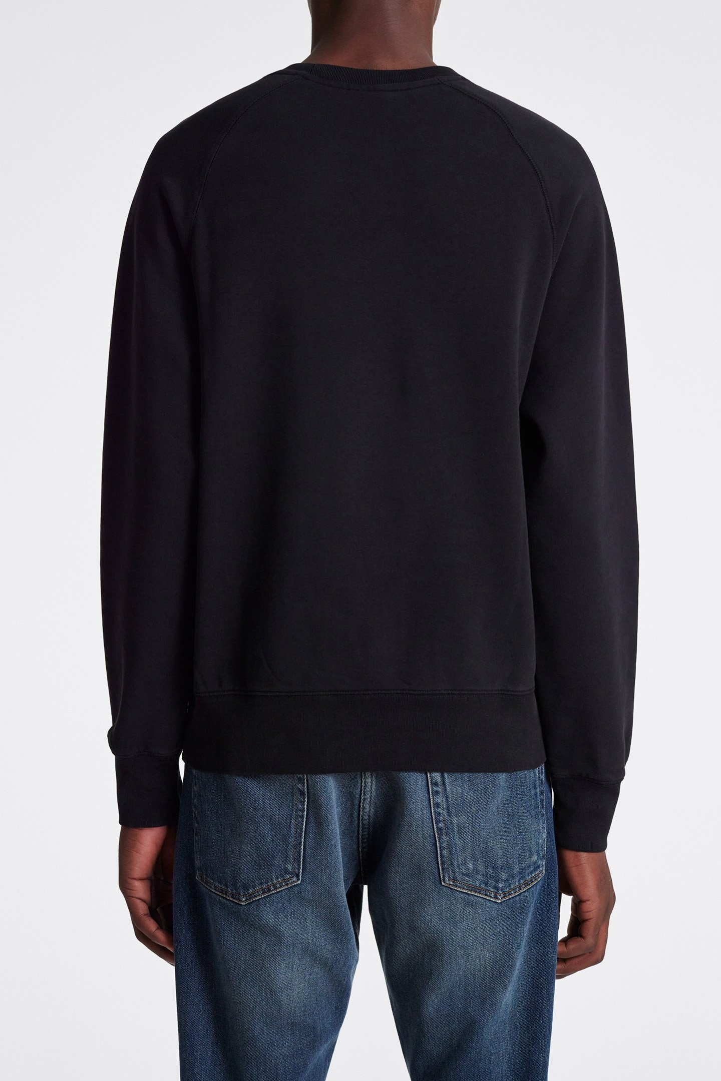 MENS LS SWEATSHIRT PS HAPPY BLACK 2