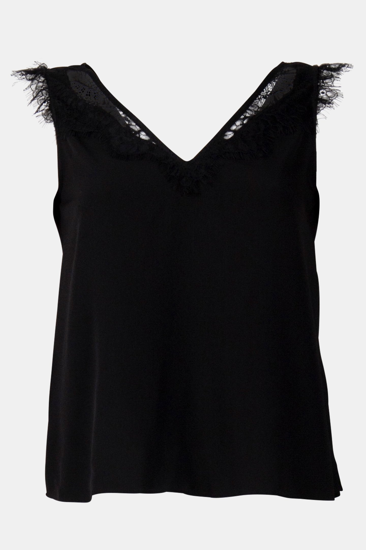 CHIOMA LIGHT LACE TOP BLACK 3