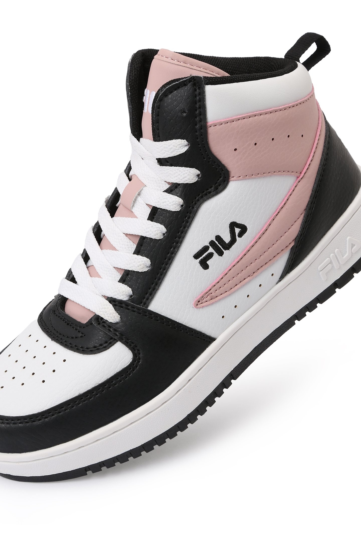 LEVANTO MID TEENS UNISEX WHITE-BLACK-PALE MAUVE 6