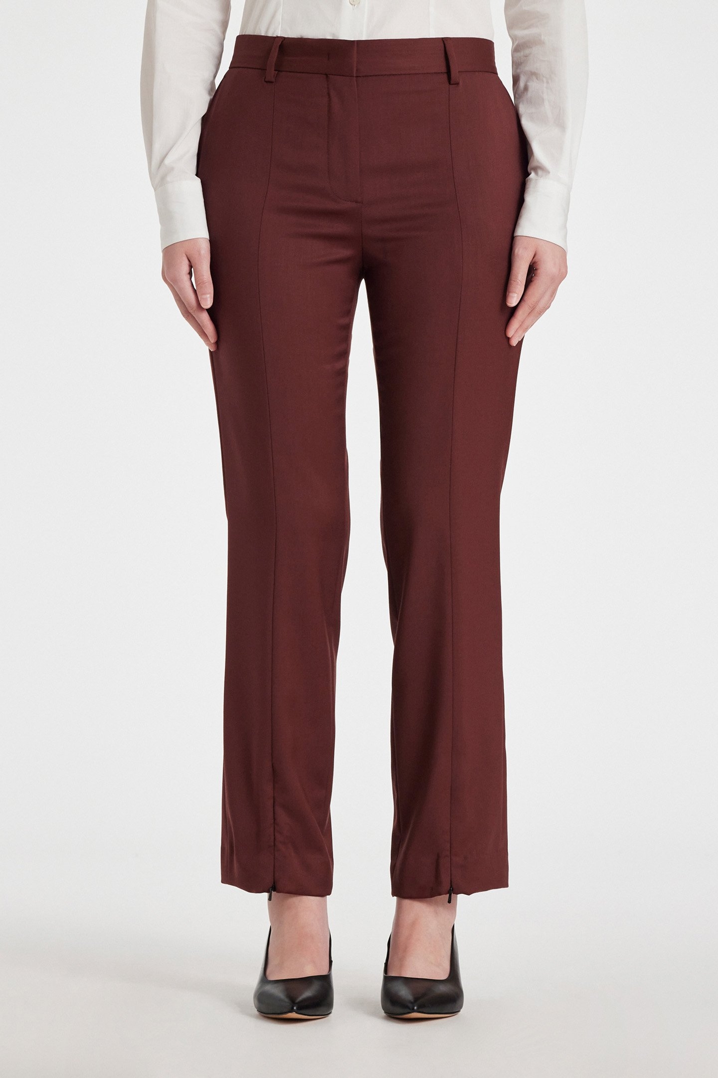 TROUSERS BURGUNDY/BORDE 1