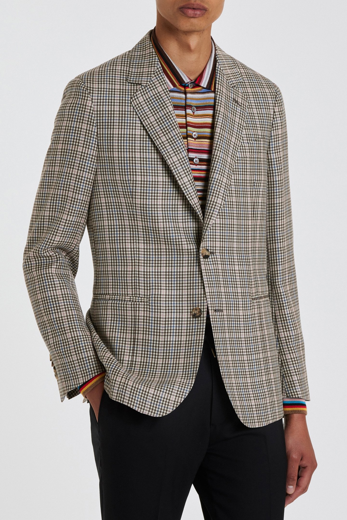 GENTS 2BTN JACKET PINK 1