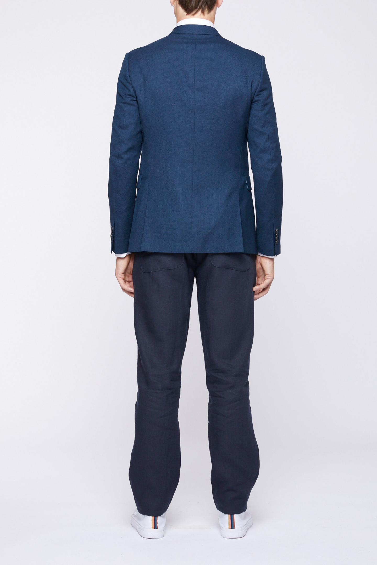 GENTS SLIM FIT 2 BTN JACKET BOTTLE GREEN 3