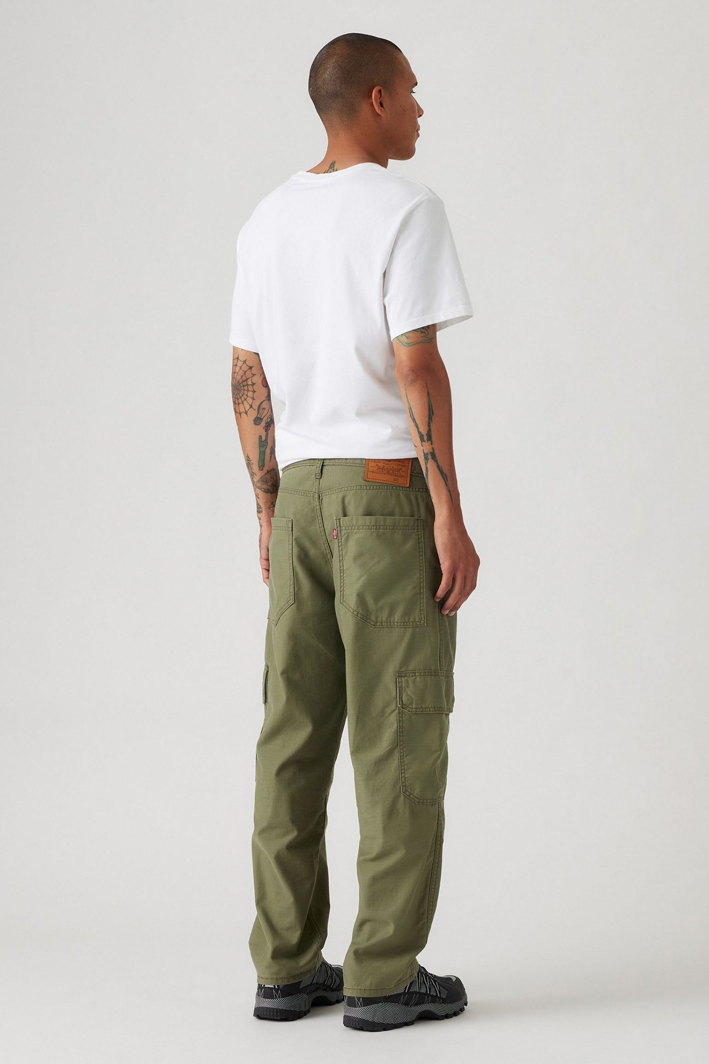 568 LOOSE STRT CARGO IVY GREEN NS SLUB 3