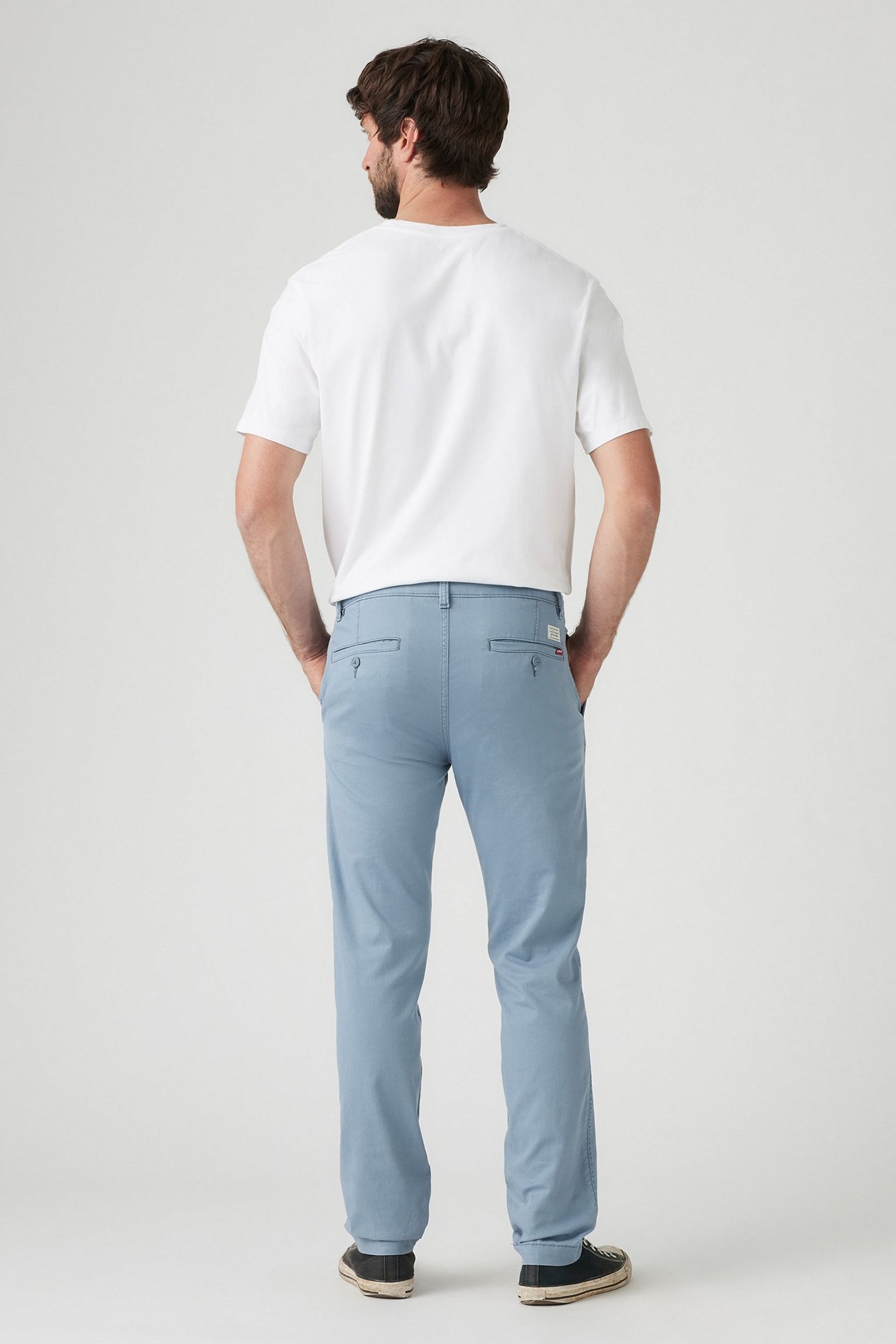 XX CHINO STD II STEAM BLUE COTTON LINEN 3