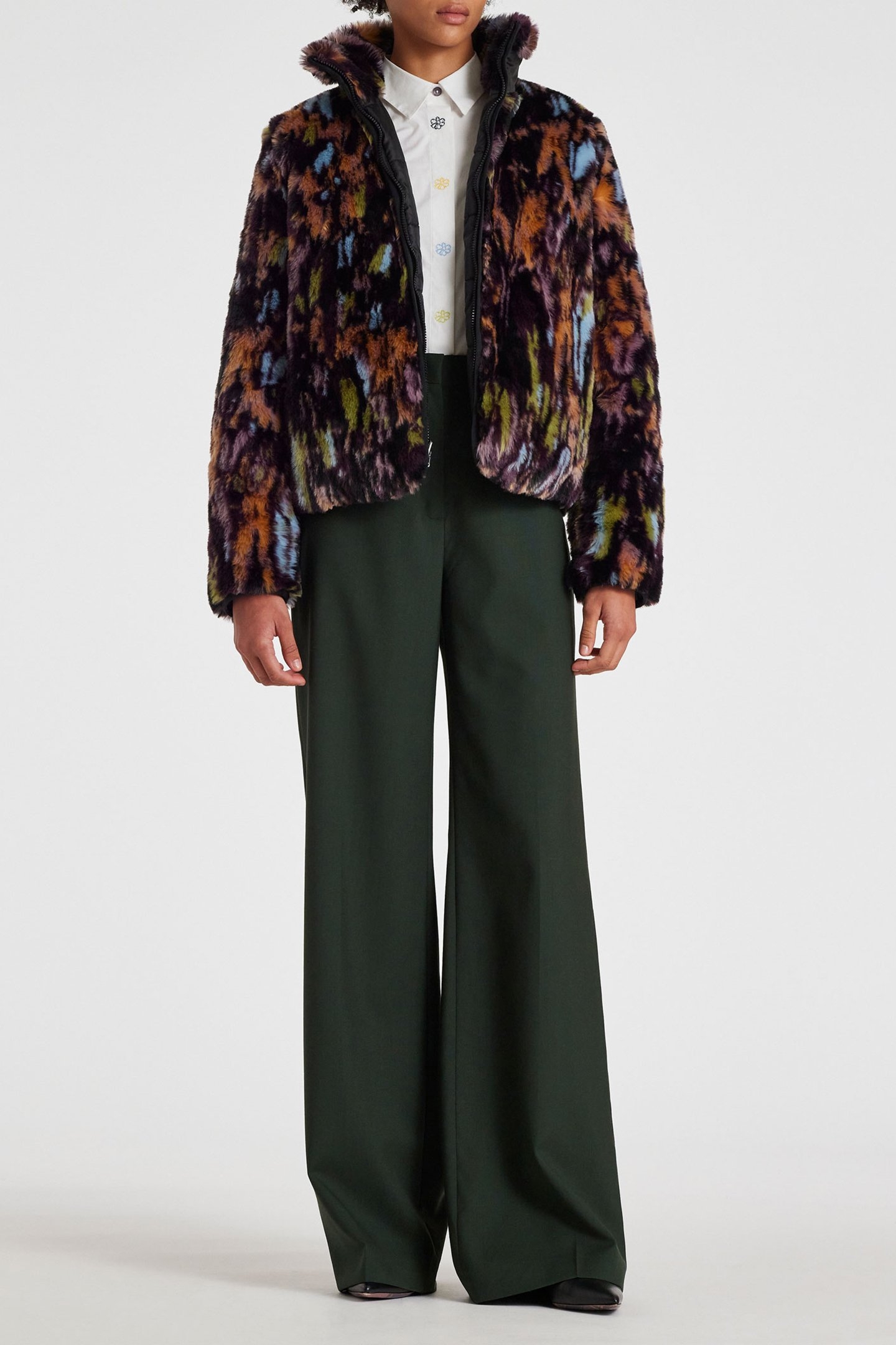 WOMENS TROUSER VERY DARK GREEN 3